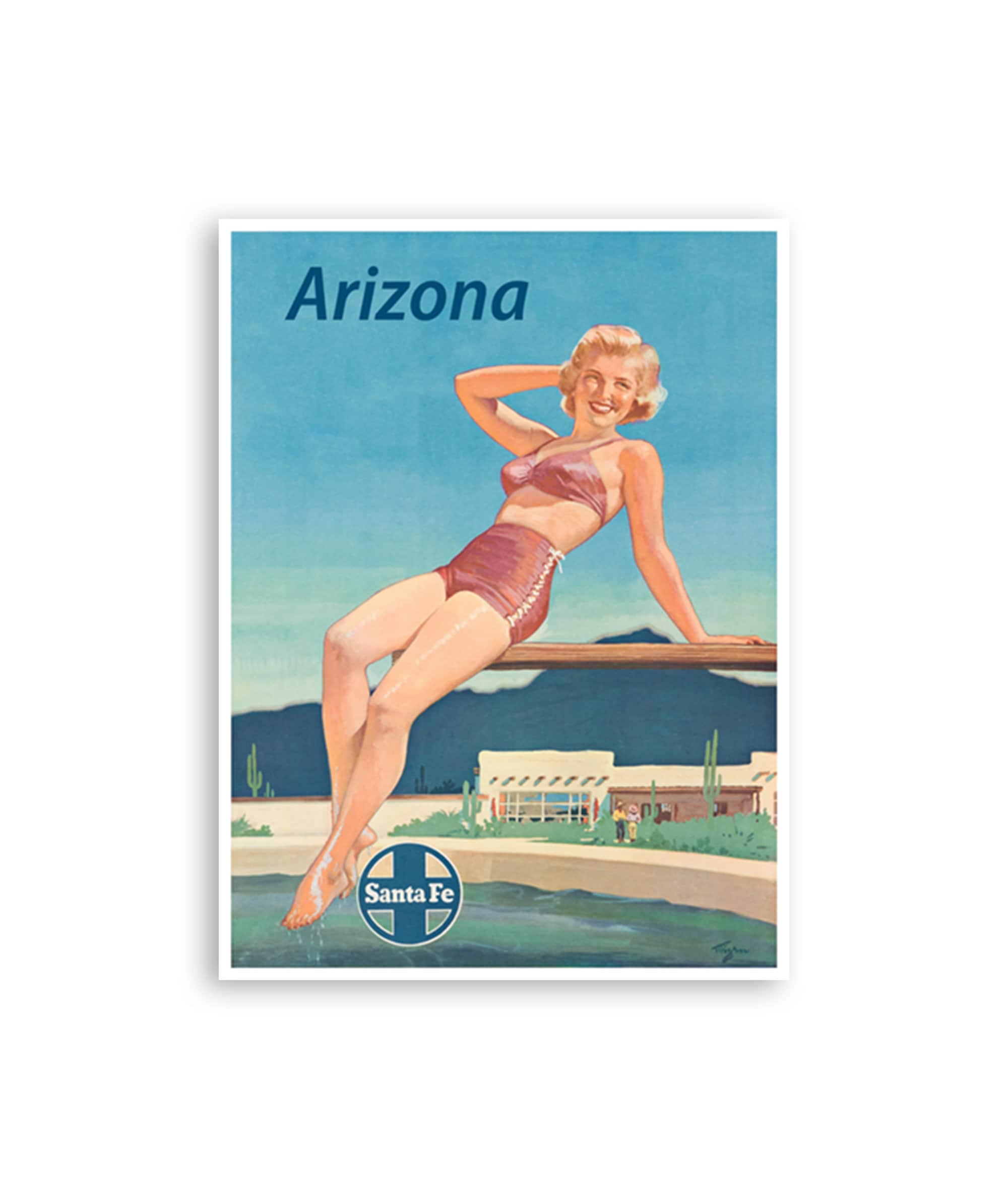 Arizona Swimming Art