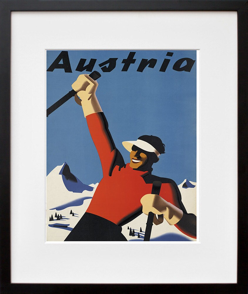 Austria Ski Poster