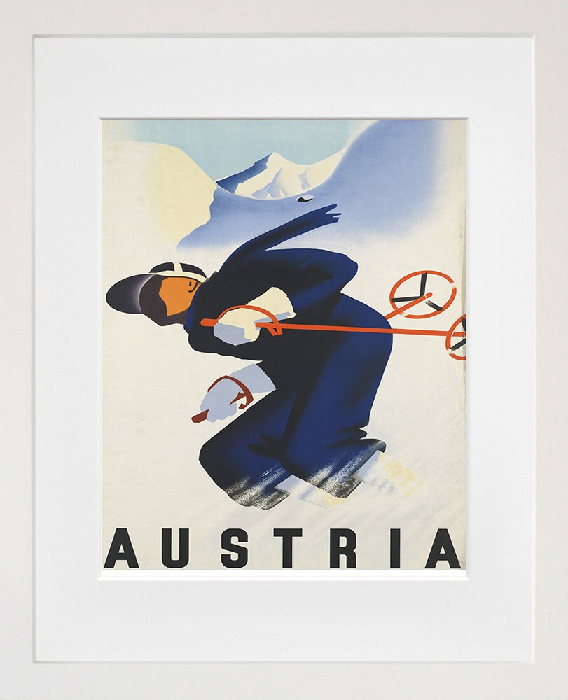 Austria Ski Posters