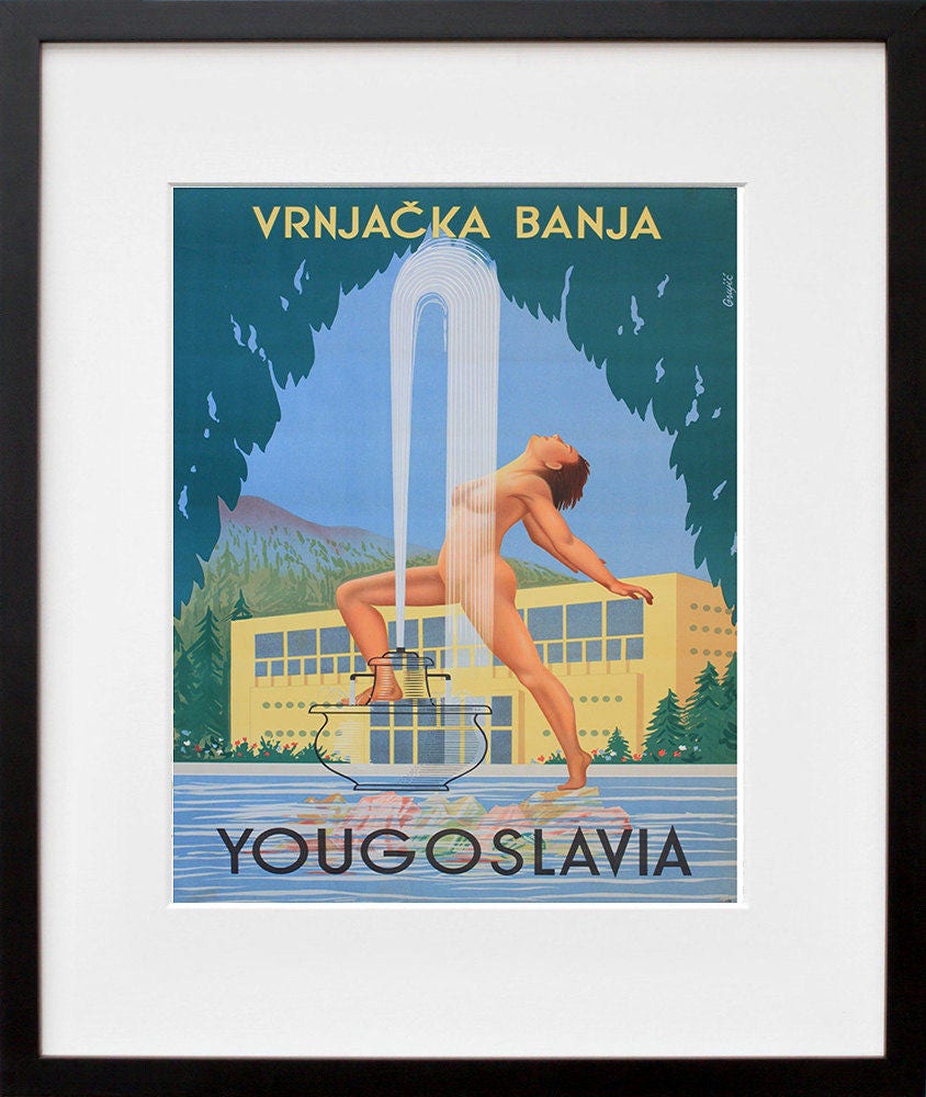 Yugoslavia Art Vintage Travel Poster Print Home Wall Decor (XR280)