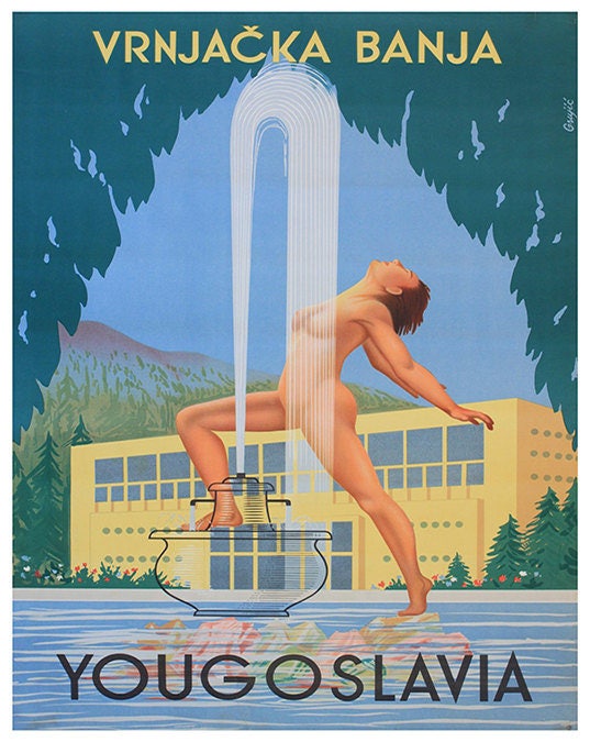 Yugoslavia Art Vintage Travel Poster Print Home Wall Decor (XR280)