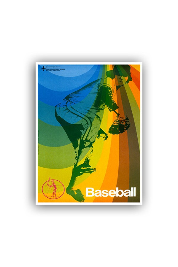 Vintage Baseball Art Wall Poster Print Sports Art Decor (H323)