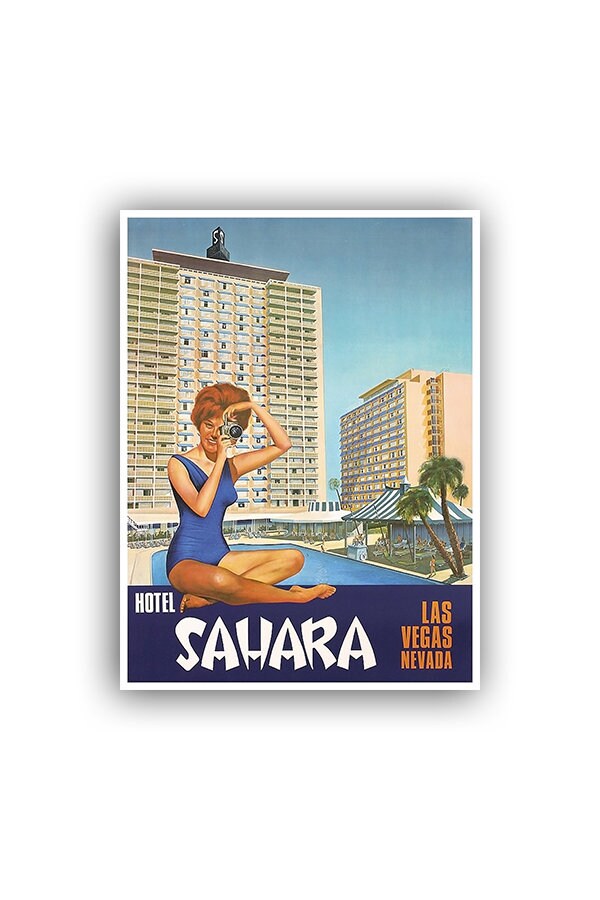 Las Vegas Art Print Travel Poster Nevada Vintage Home Decor (XR738)