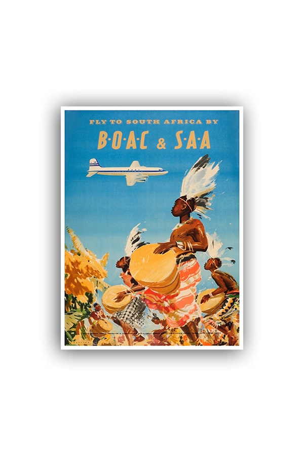 South Africa Travel Poster African Wall Art Print Home Decor (XR1552)