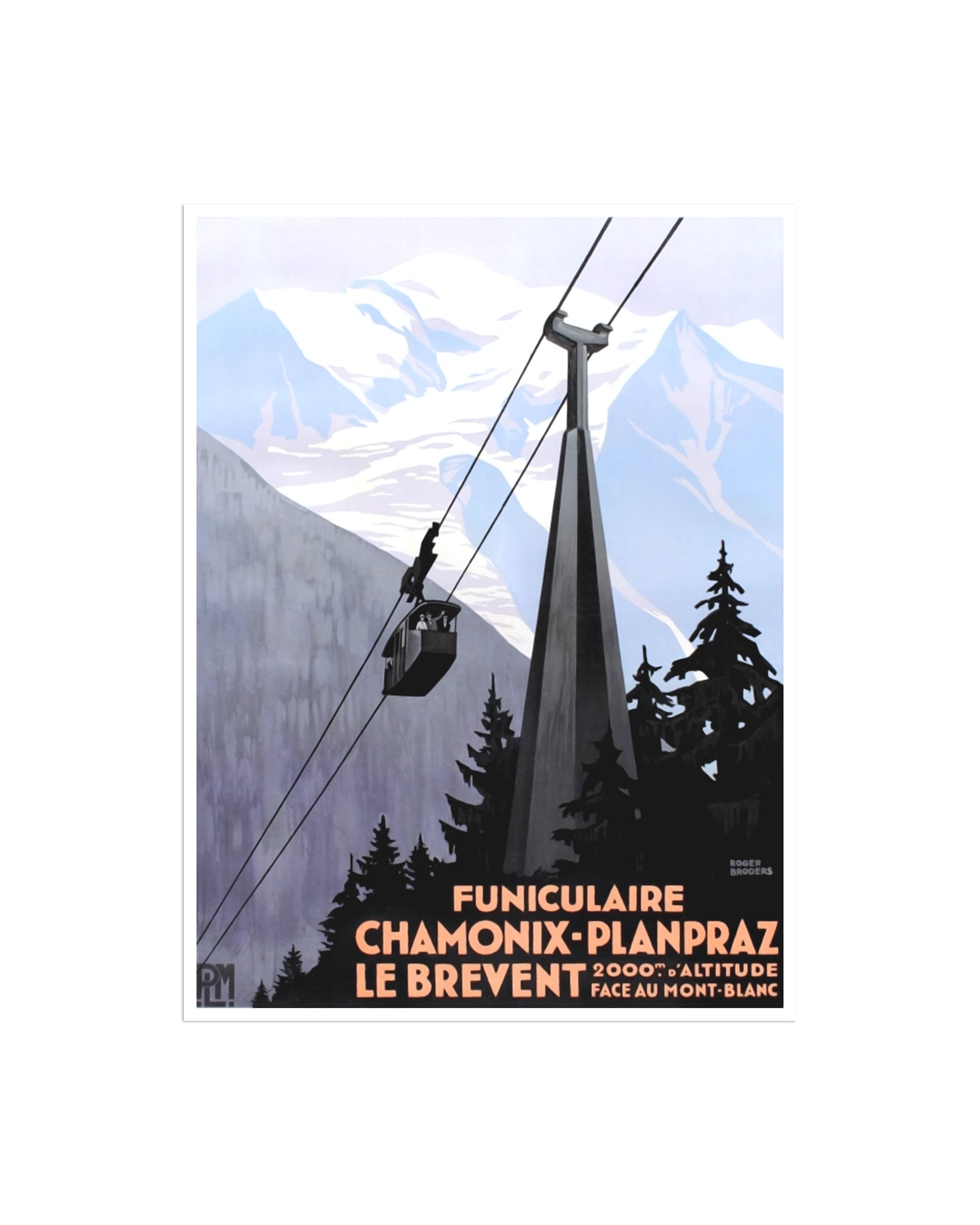 Chamonix French Travel Art France Ski Poster Sports Retro Decor Vintage Print (H512)