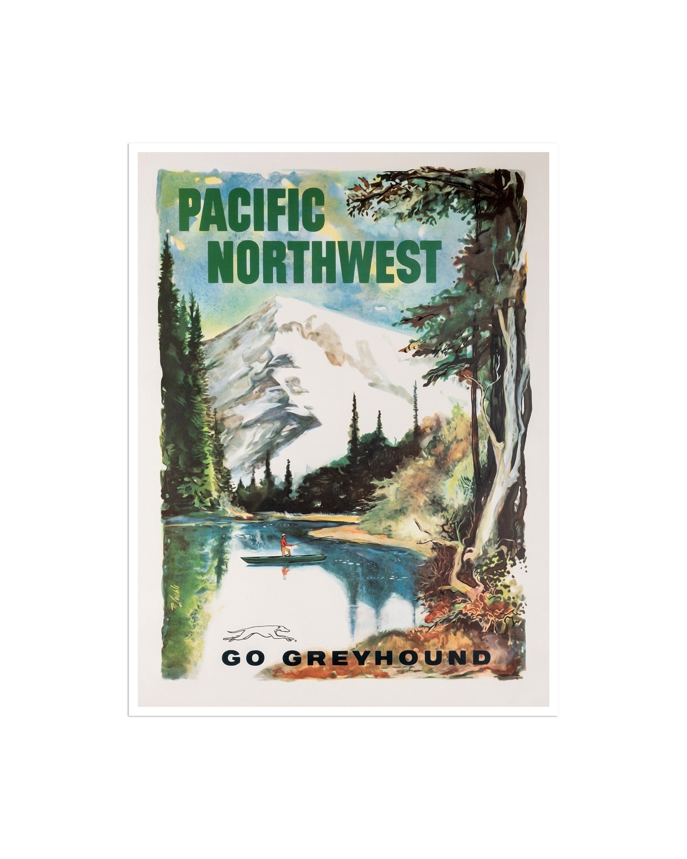 Travel Posters Pacific Northwest Oregon Washington Vintage Home Decor (XR1887)