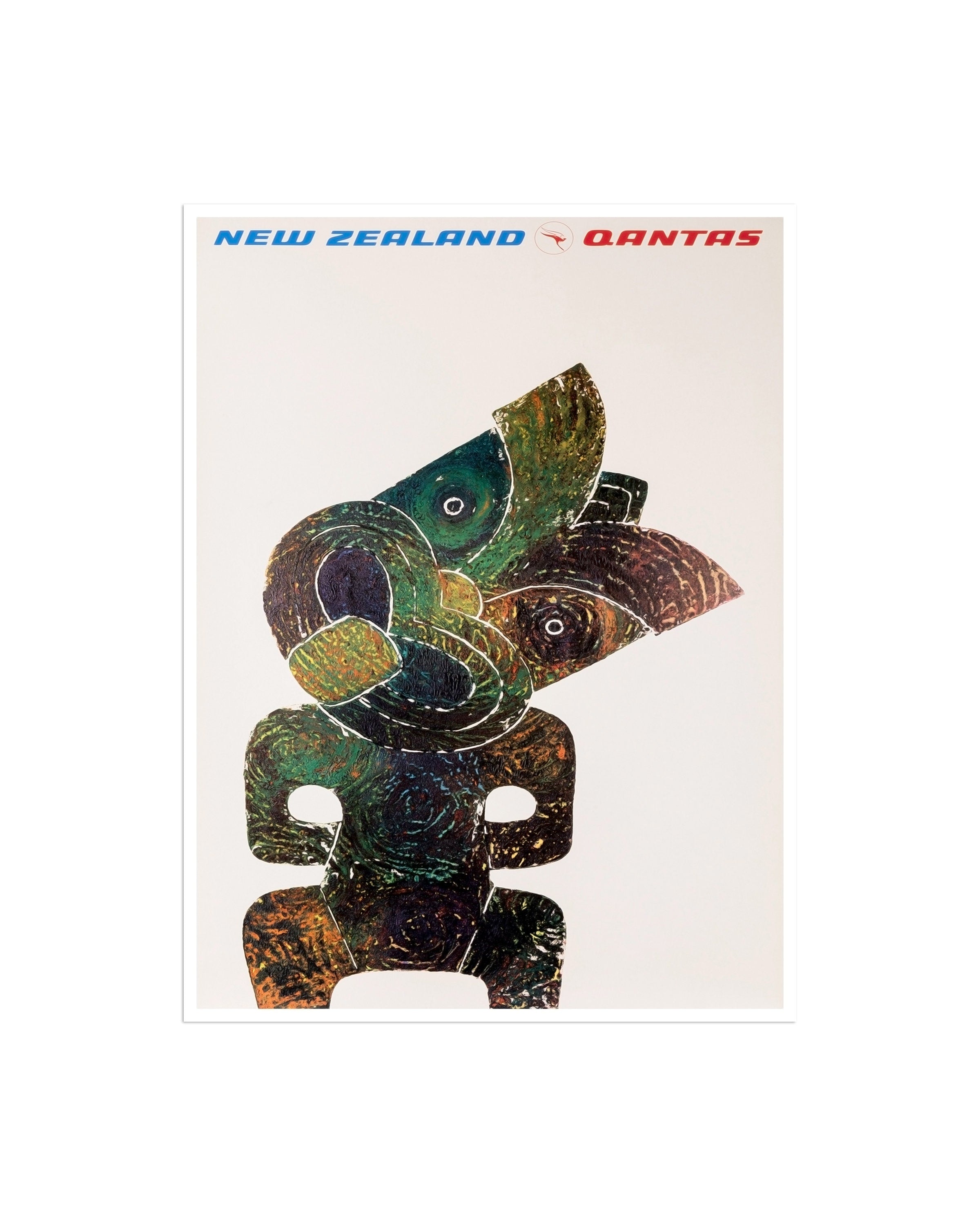 New Zealand Travel Poster Art Print Retro (XR1888)