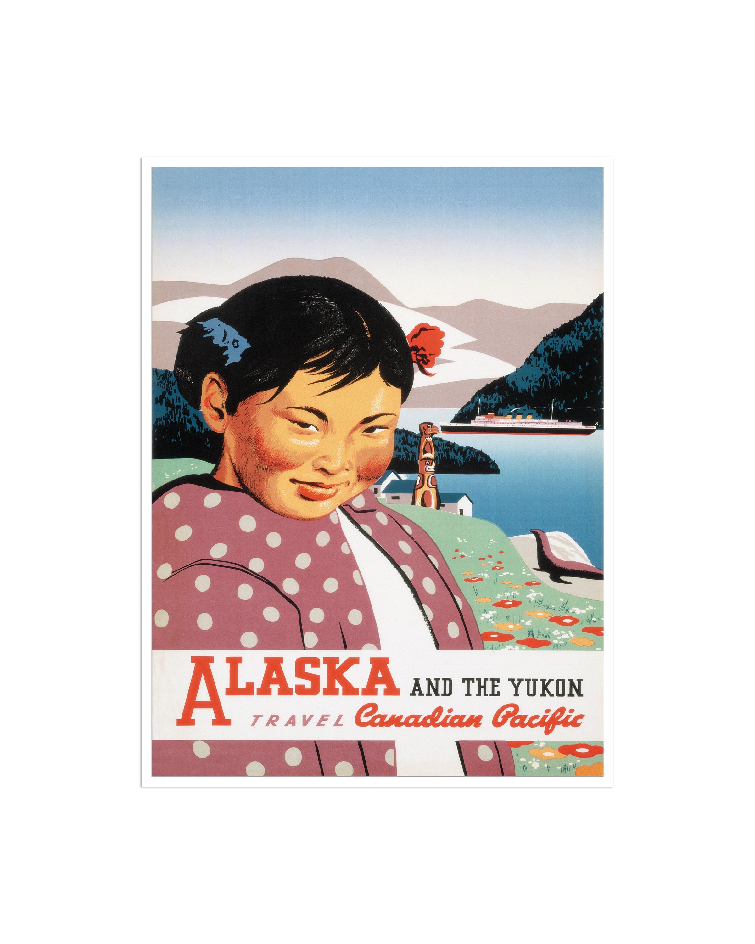 Travel Poster Alaska Retro Art Vintage Home Decor Print (XR2027)