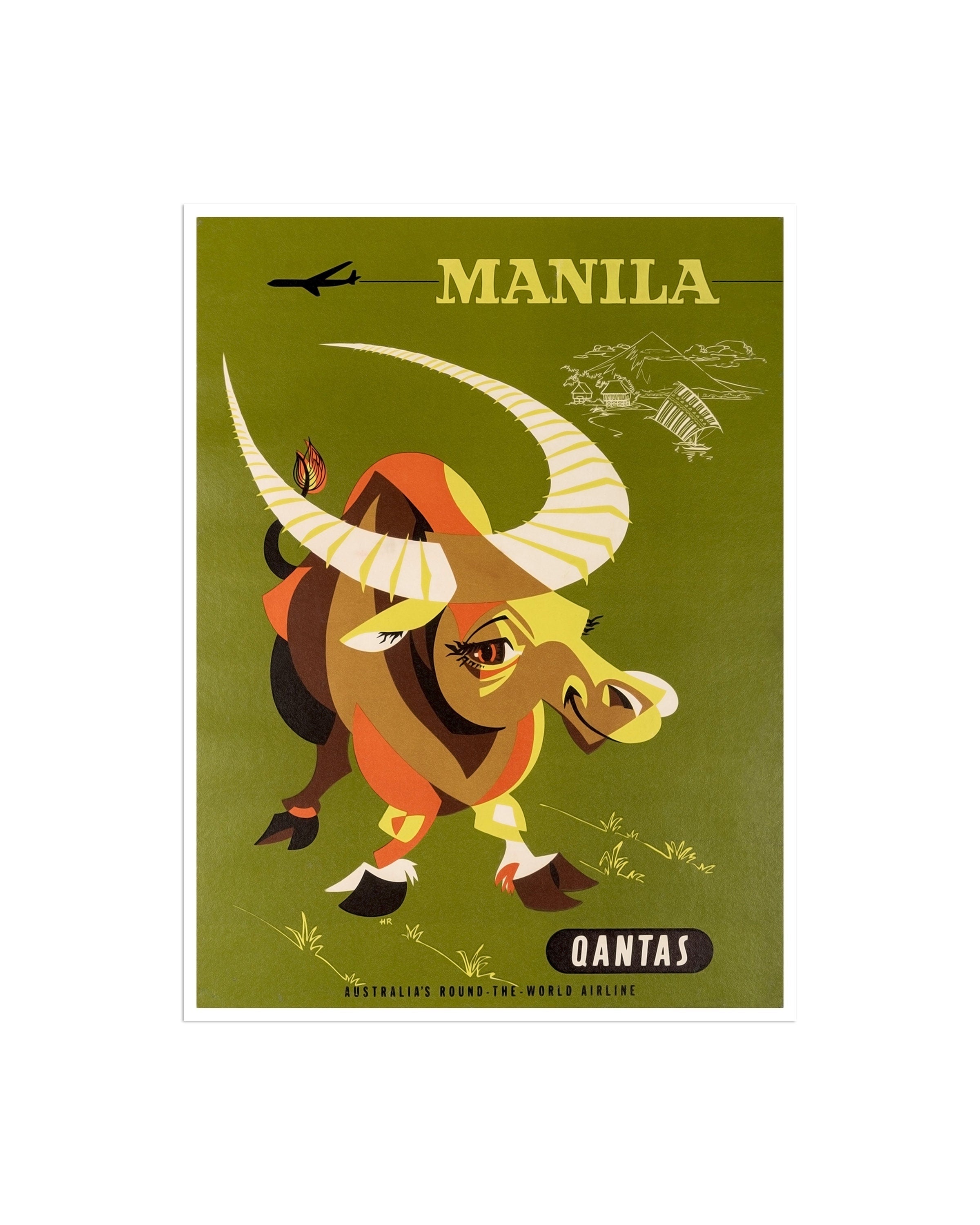 Manila Art Philippines Travel Poster Print Home Decor (XR2153)
