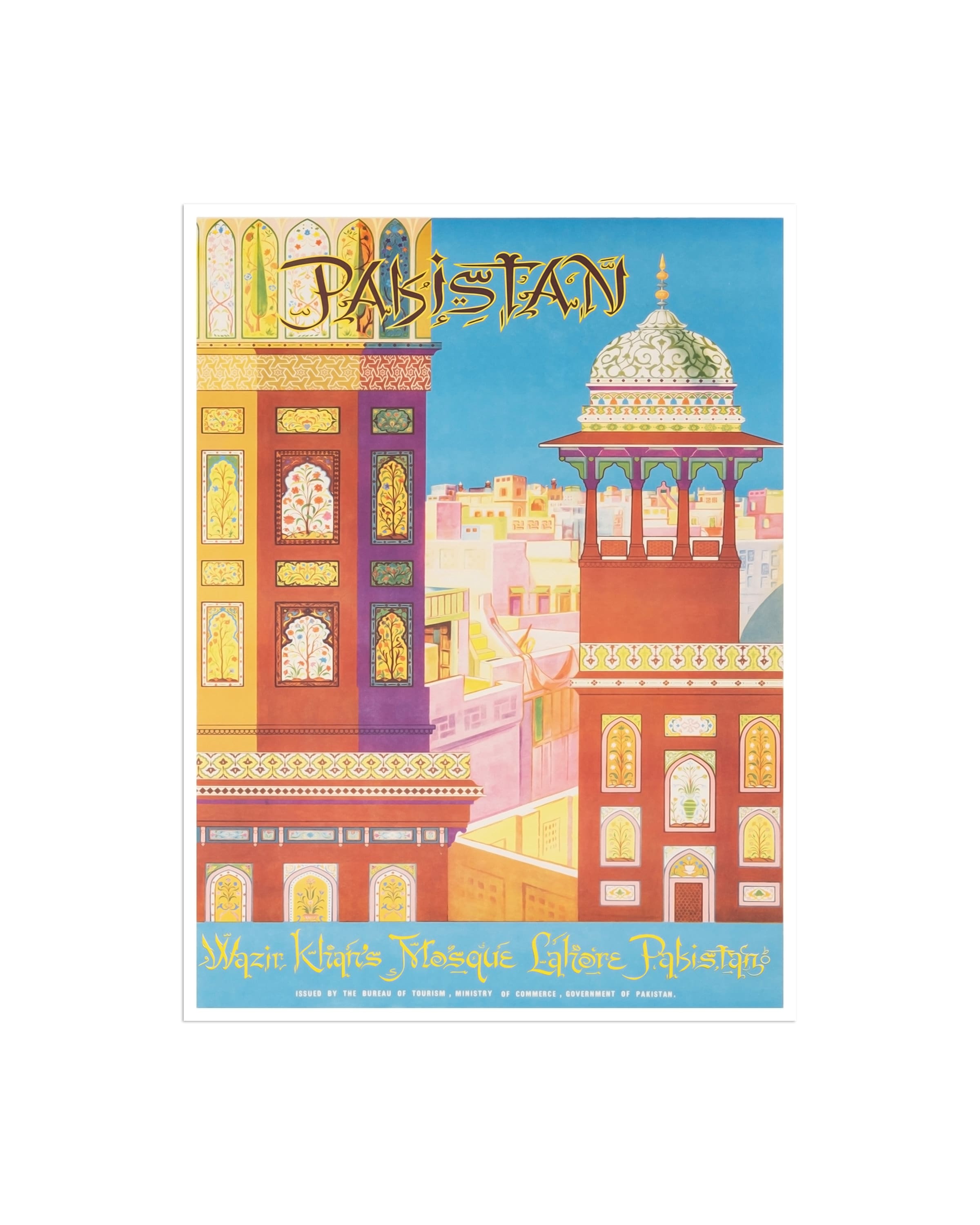 Pakistan Travel Poster Sign Wall Decor Art Print (XR1920)