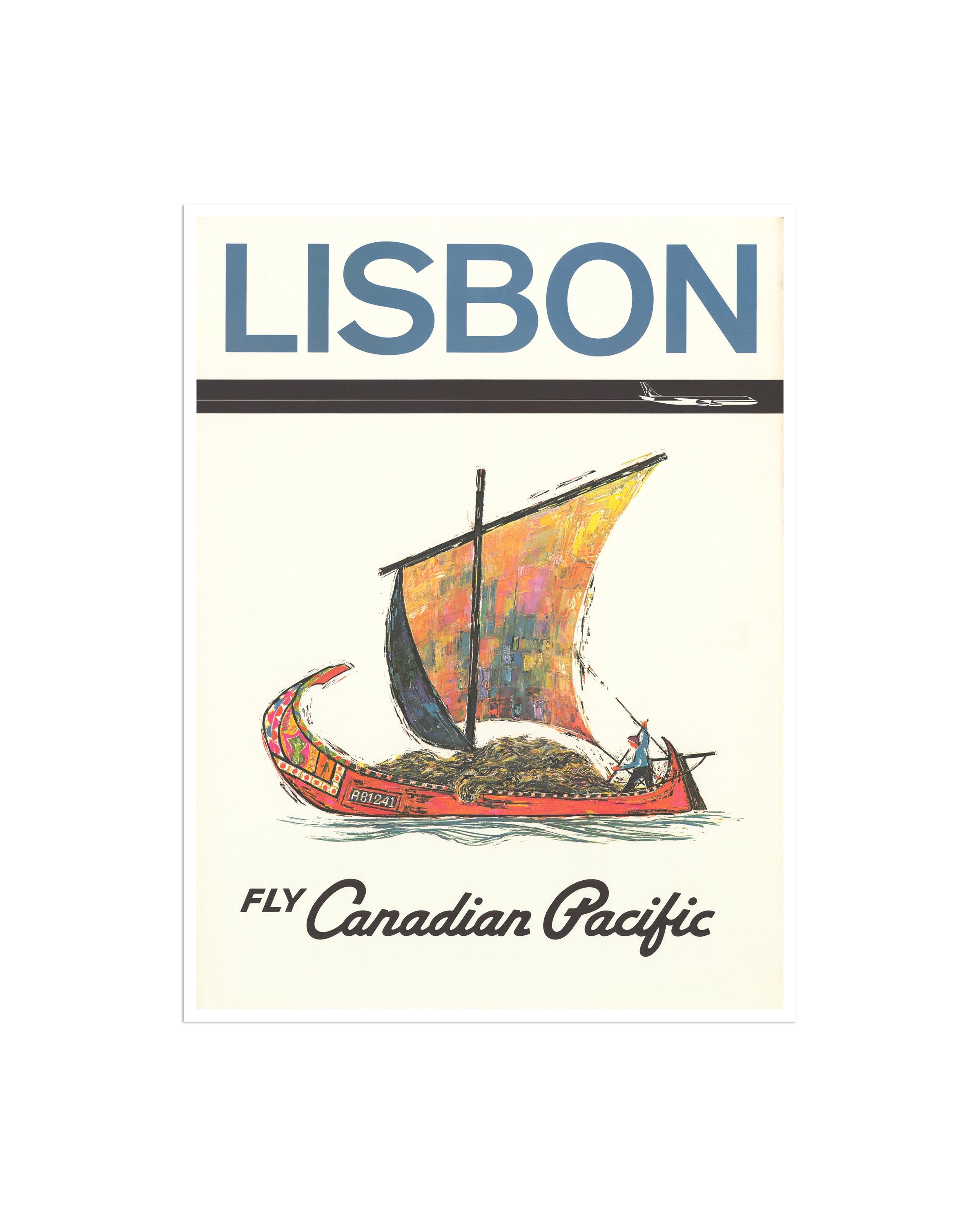Portugal Art Print Lisbon Travel Poster Retro Home Decor (XR2060)