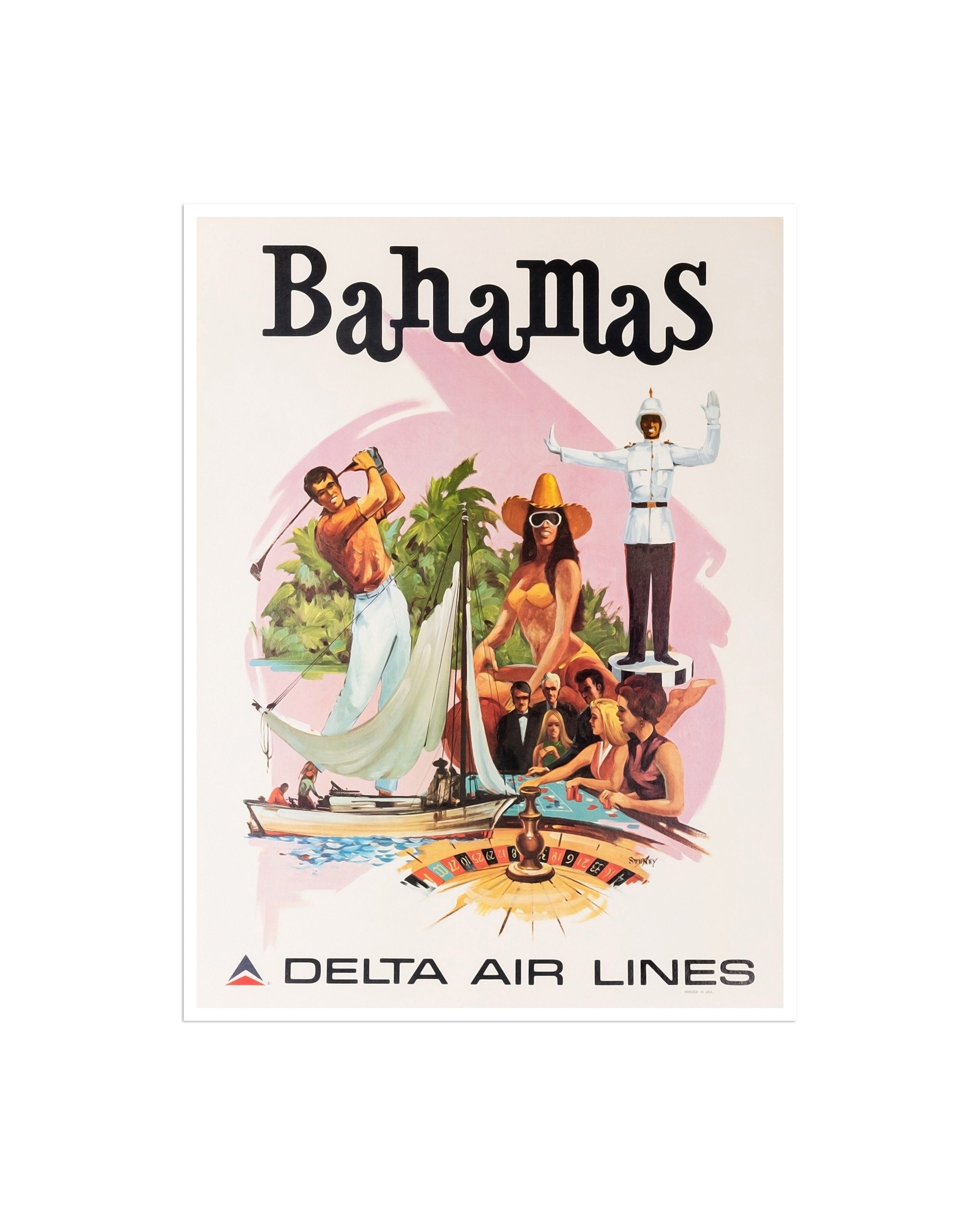 Bahamas Art Print Travel Poster Home Decor (XR1962)