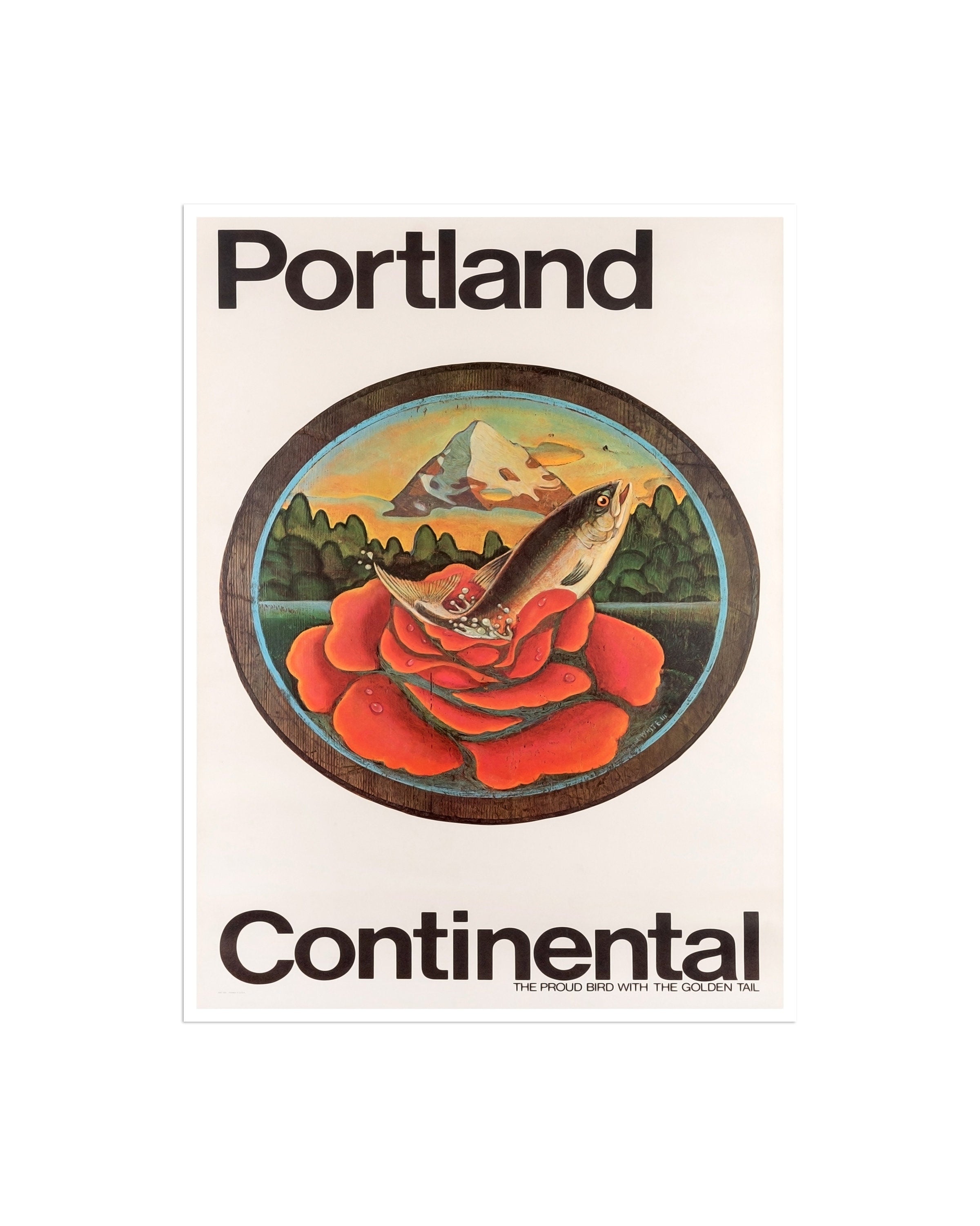 Portland Travel Poster Art Print Vintage Home Decor (XR2156)