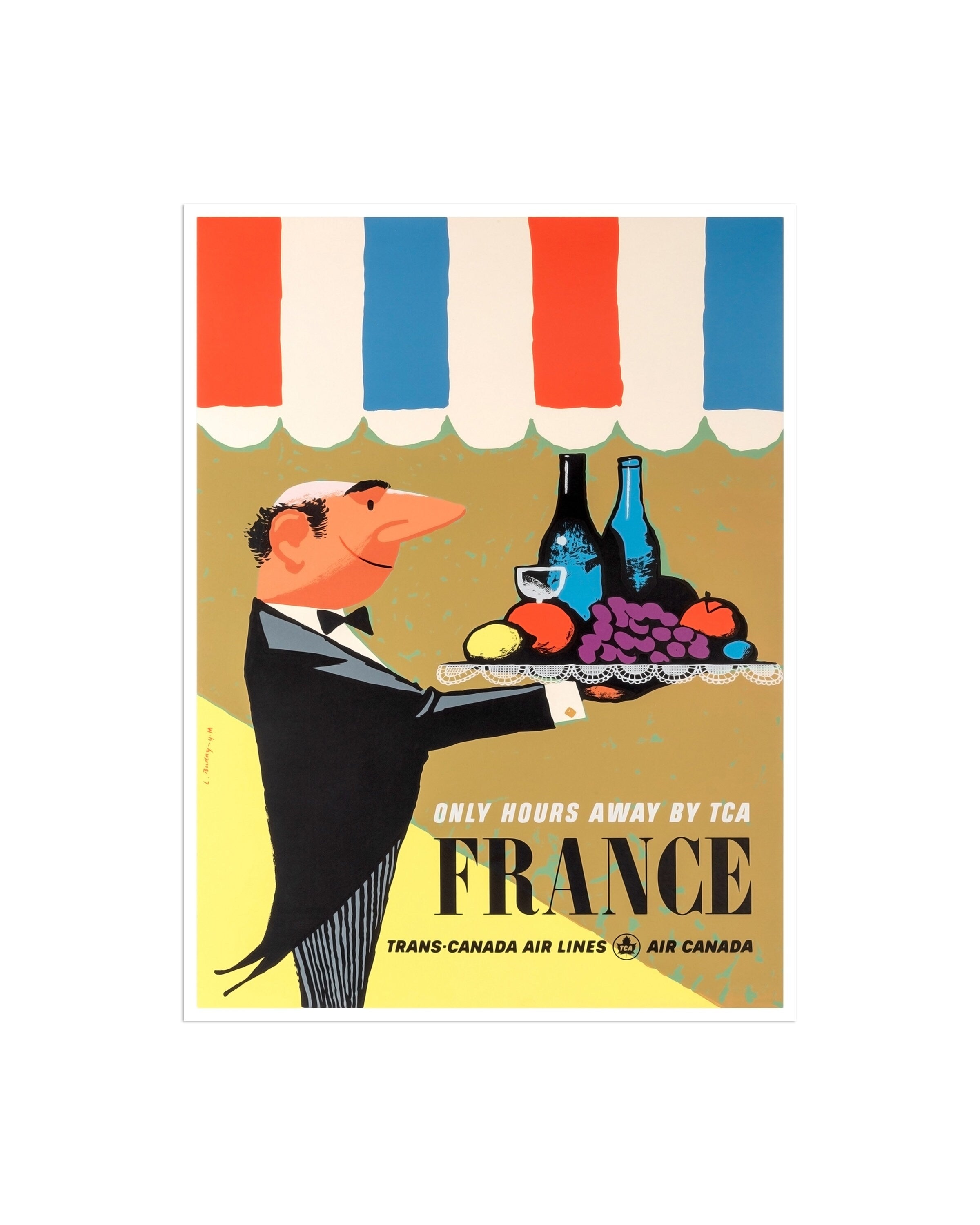France Art French Kitchen Decor Retro Travel Poster (XR2105)