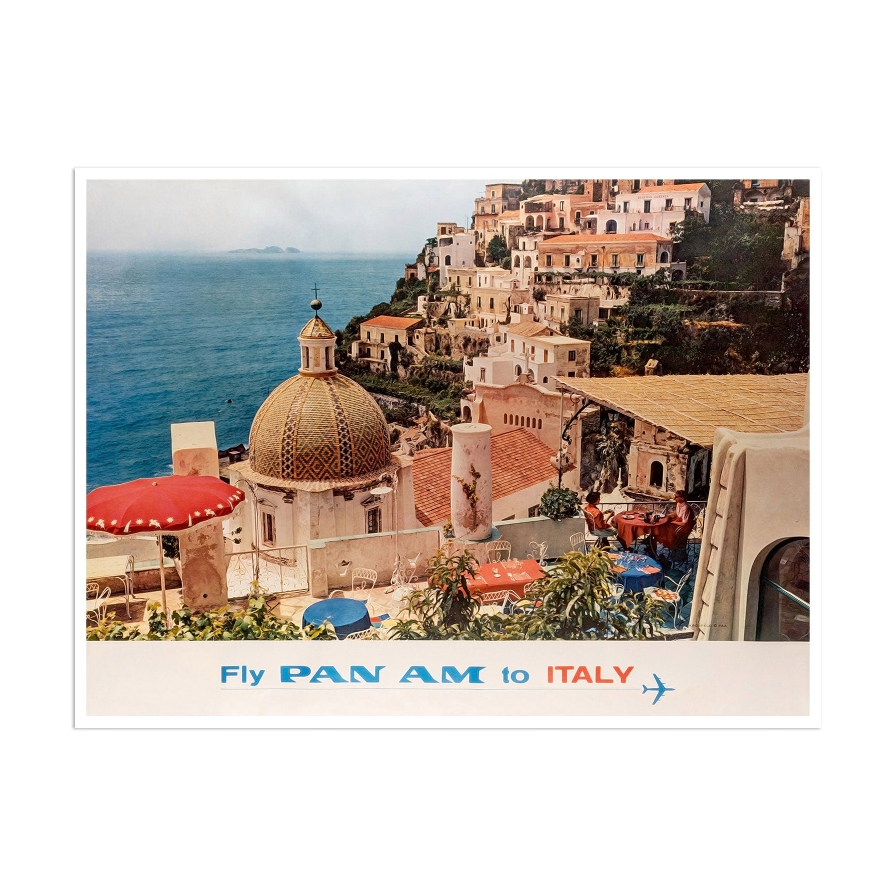Italy Travel Art Italian Poster Retro Decor Vintage Print (H636)