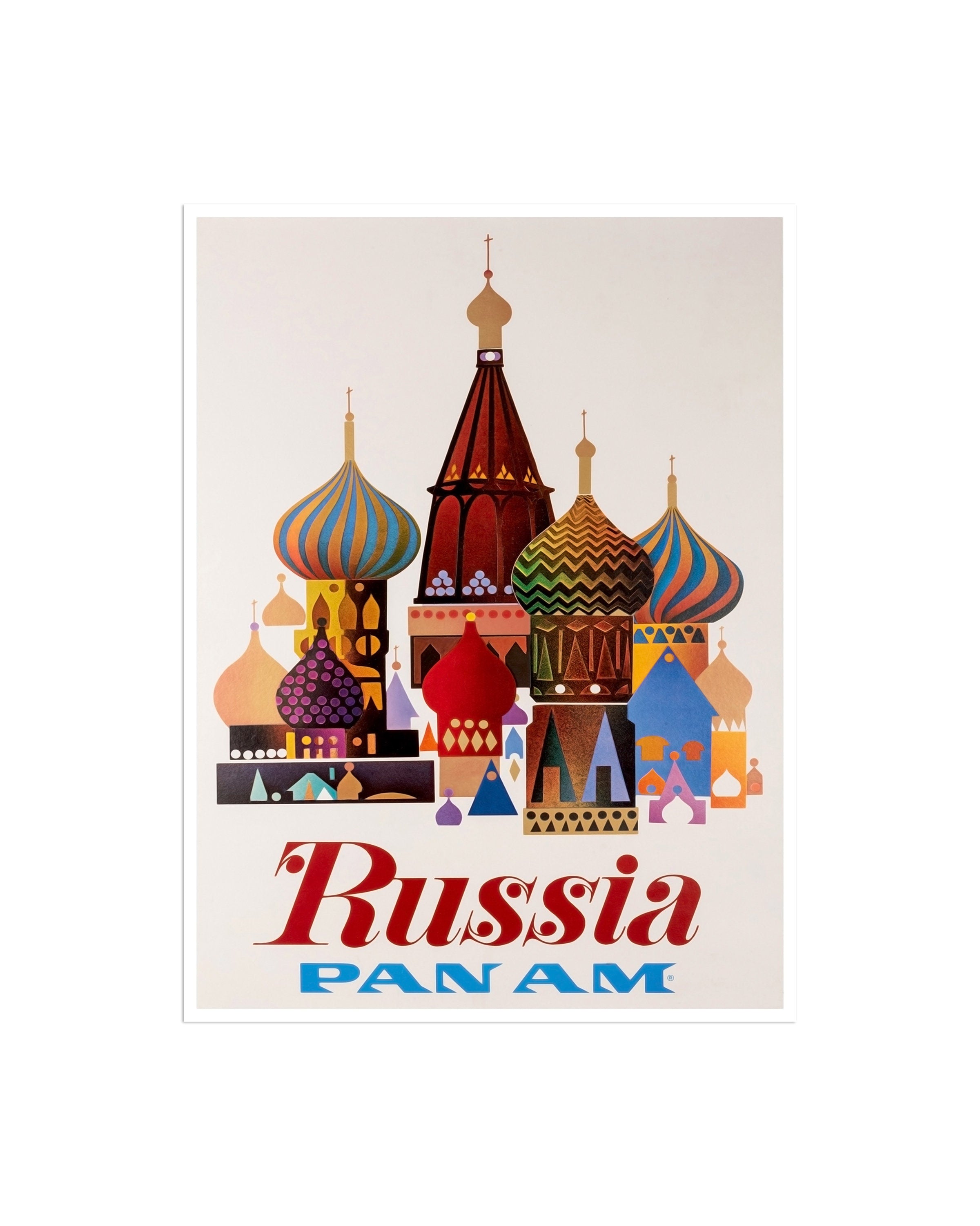 Russia Vintage Travel Poster Art Print (XR1948)