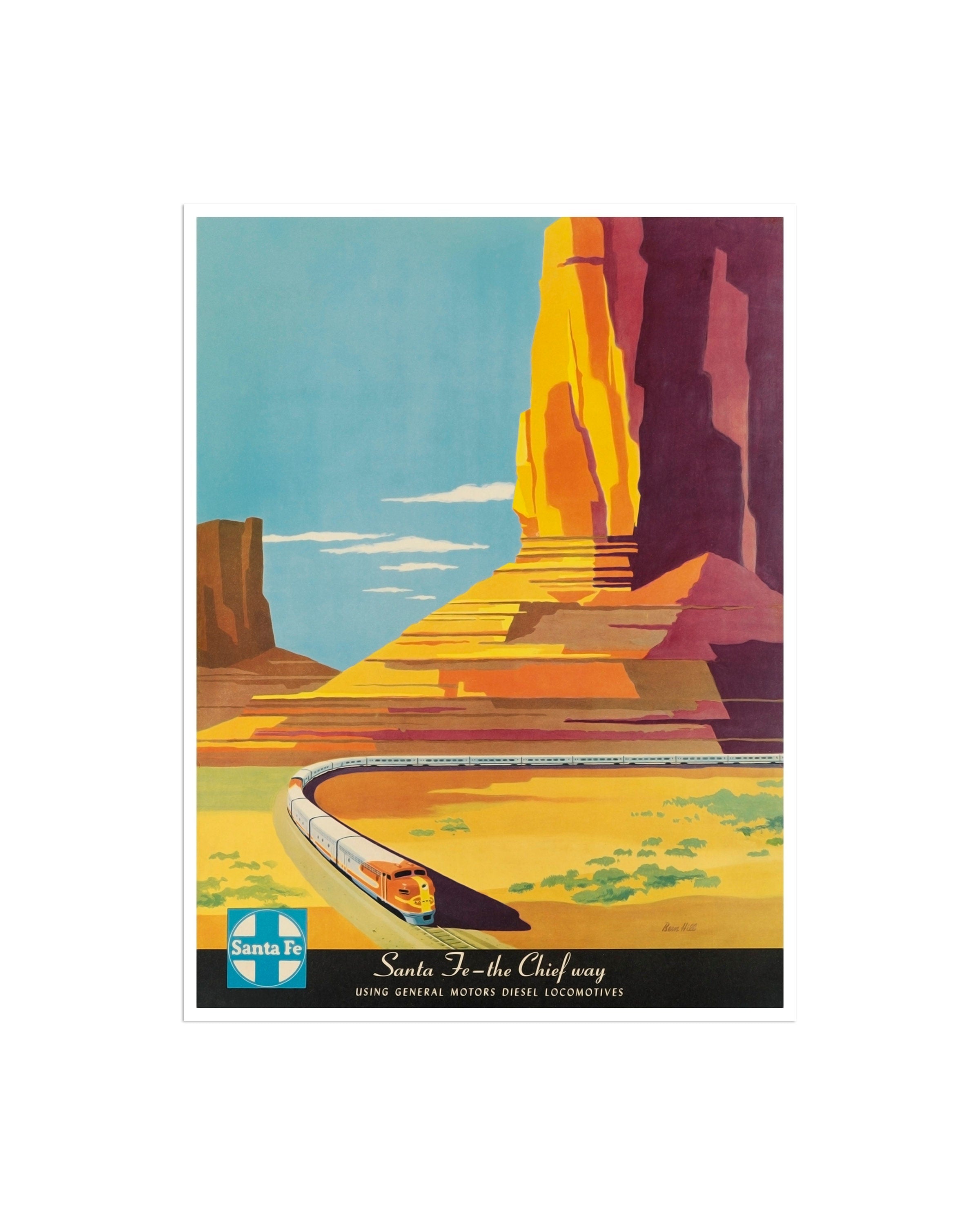 Bern Hill Train Poster