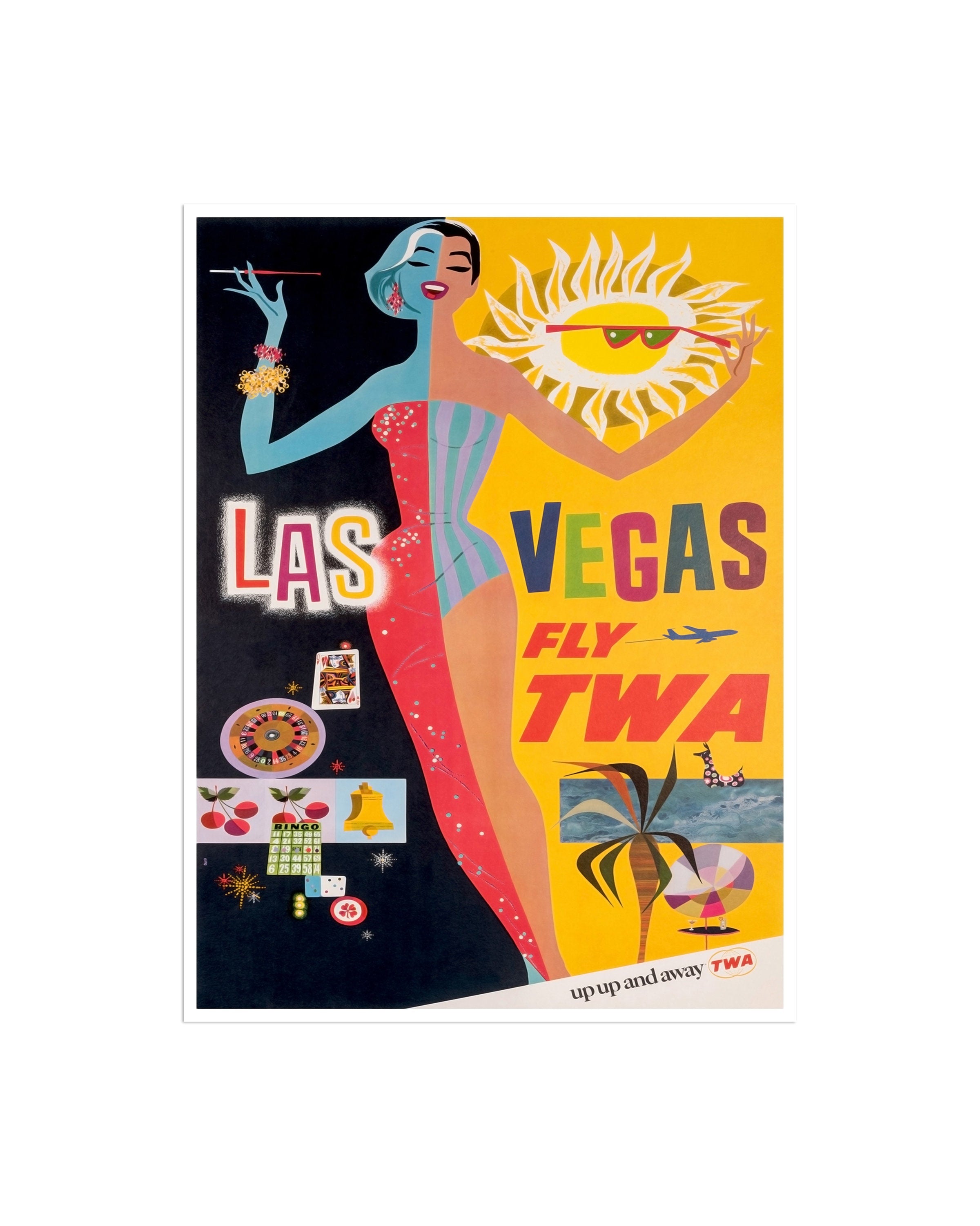 Las Vegas Art Print Travel Poster Vintage Home Decor (XR2032)