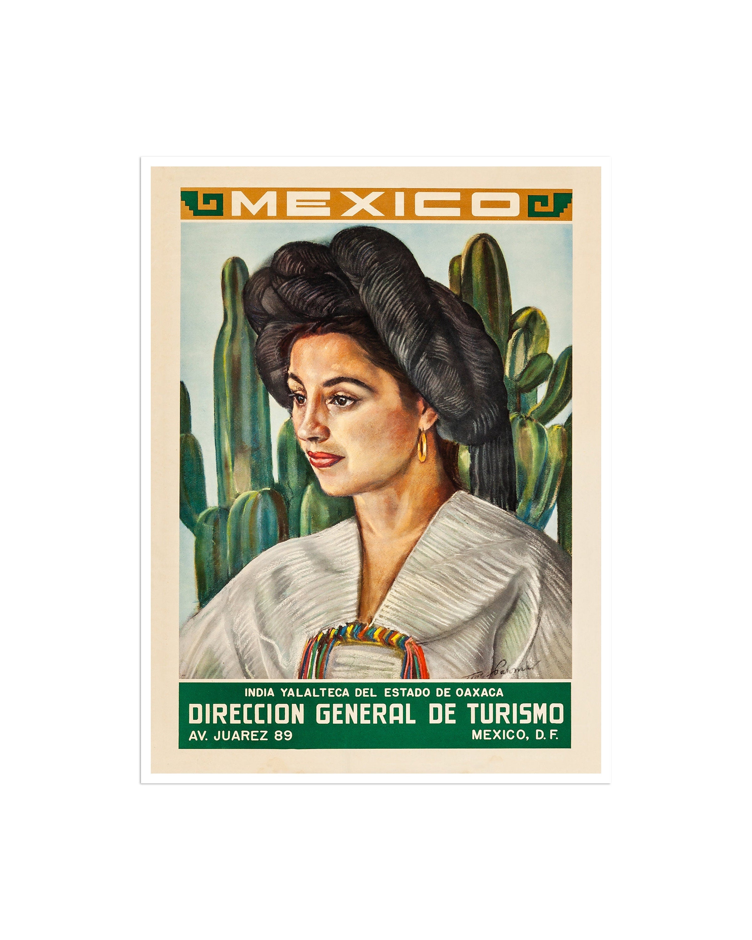 Travel Art Mexico Print Poster Mexican Vintage Home Decor (XR2480)