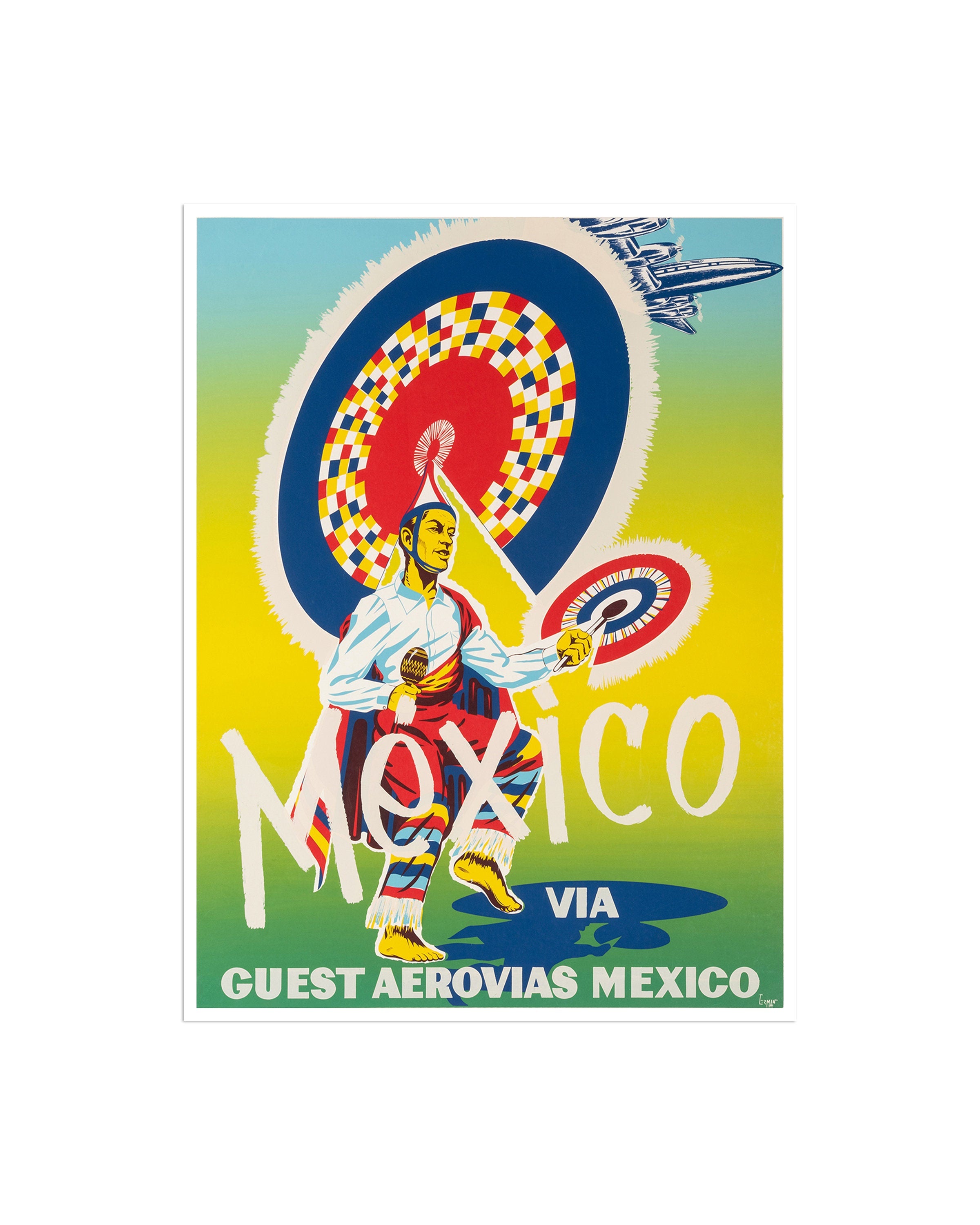 Mexico Travel Art Print Vintage Home Decor Poster (XR2596)