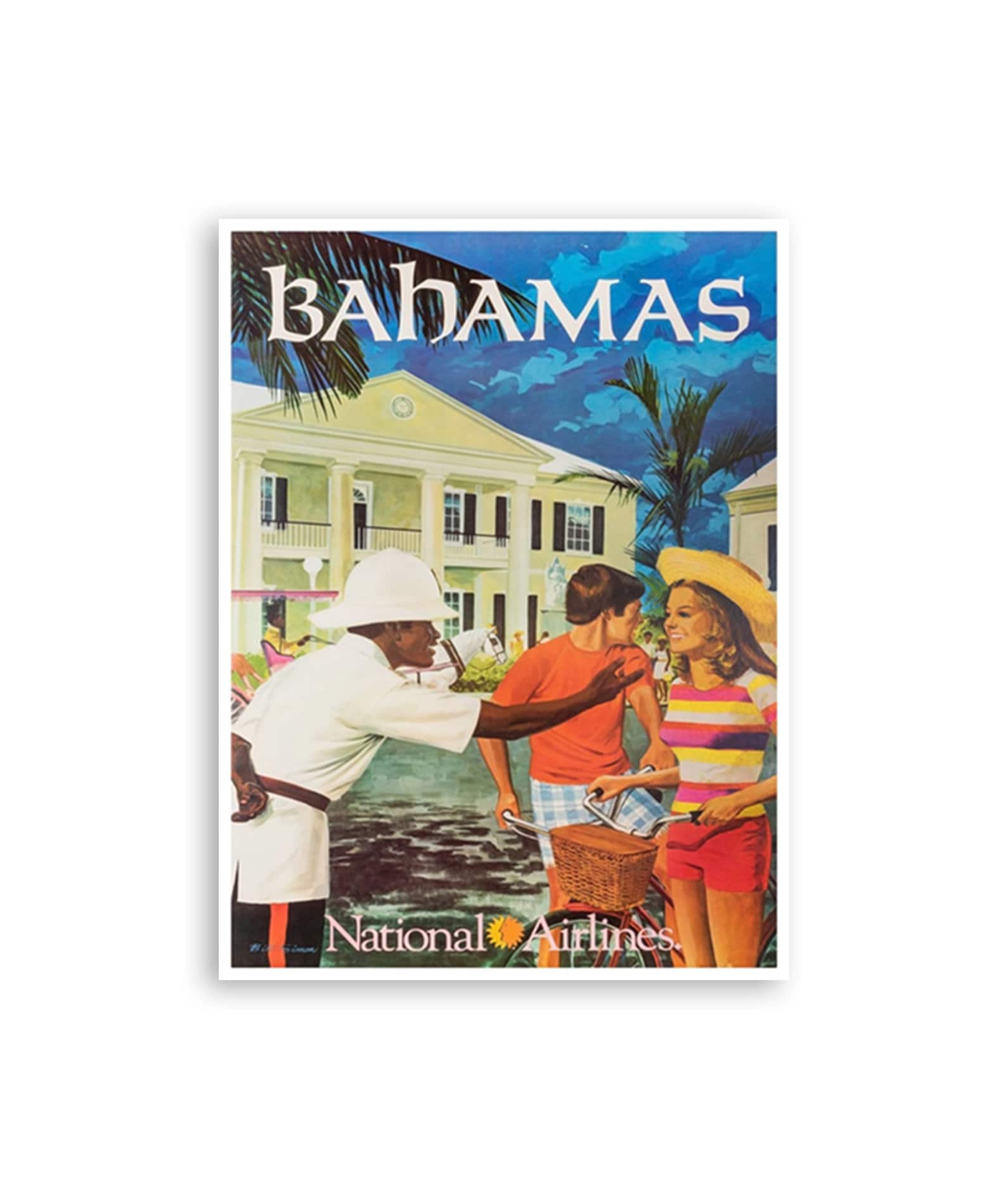 Bahamas Wall Art Print Travel Poster Home Decor (XR2804)