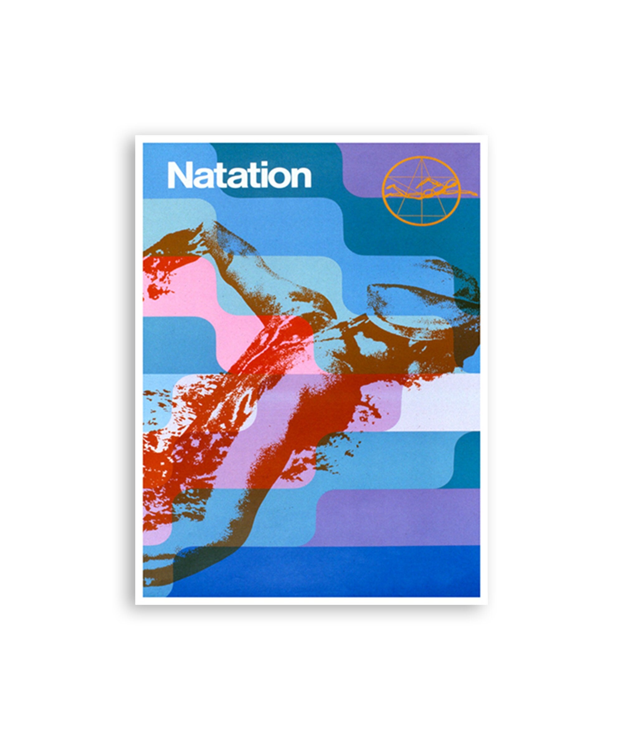 Retro Swimming Art Sports Poster Decor Print (H310)