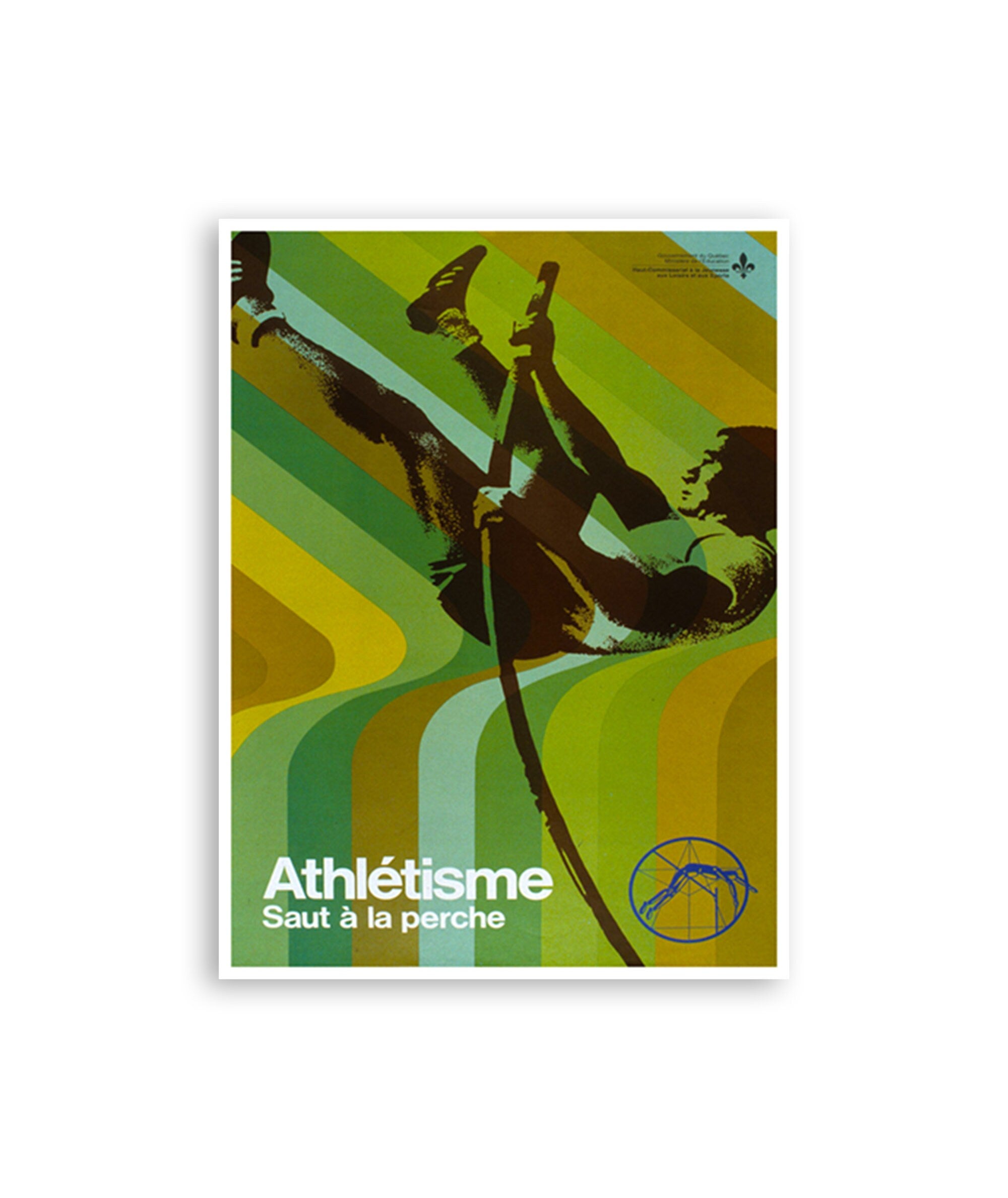 Pole Vault Poster Sports Art Track And Field (H298)