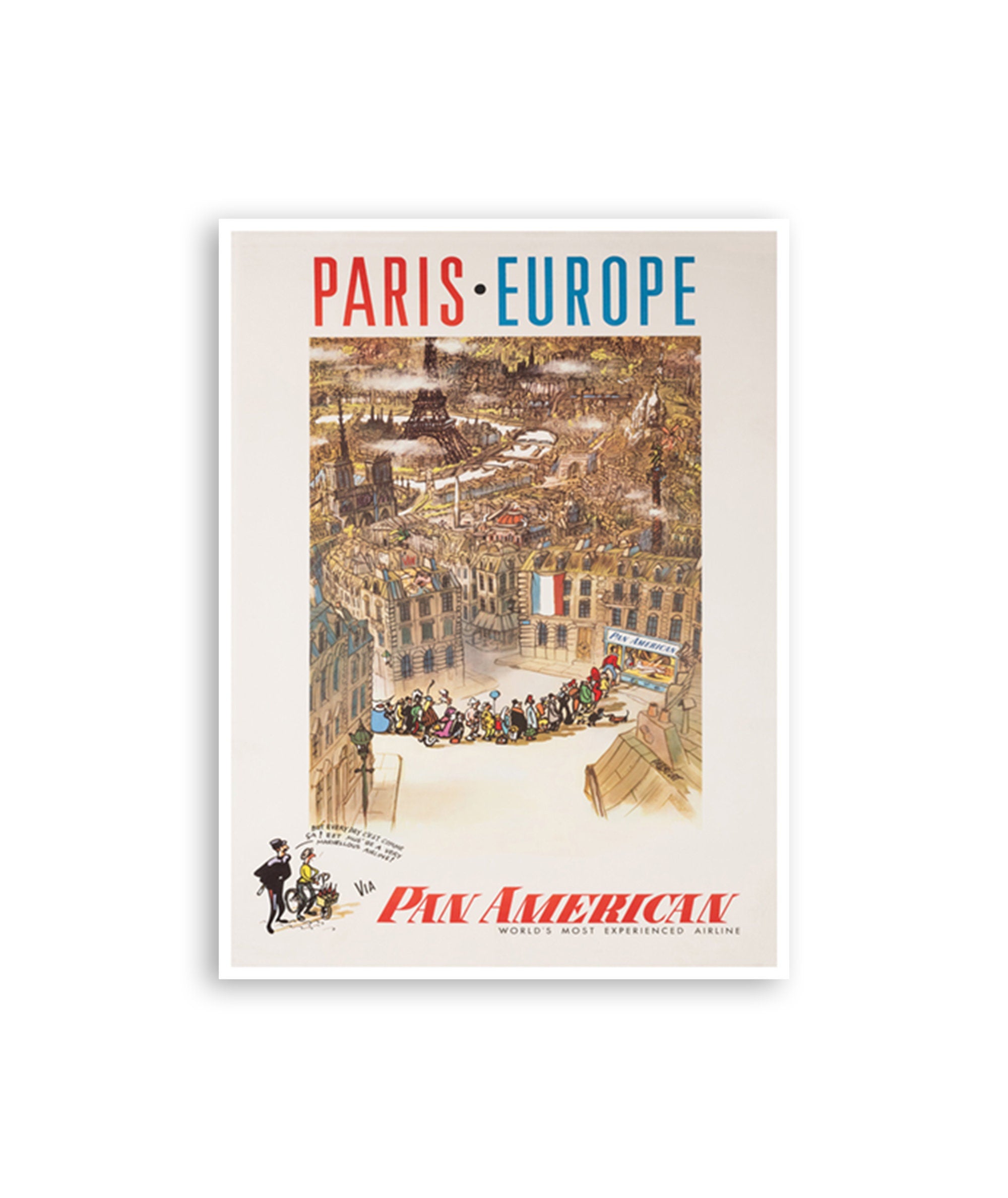 Paris Wall Art Travel Poster France Print French Vintage Home Decor (XR2820)