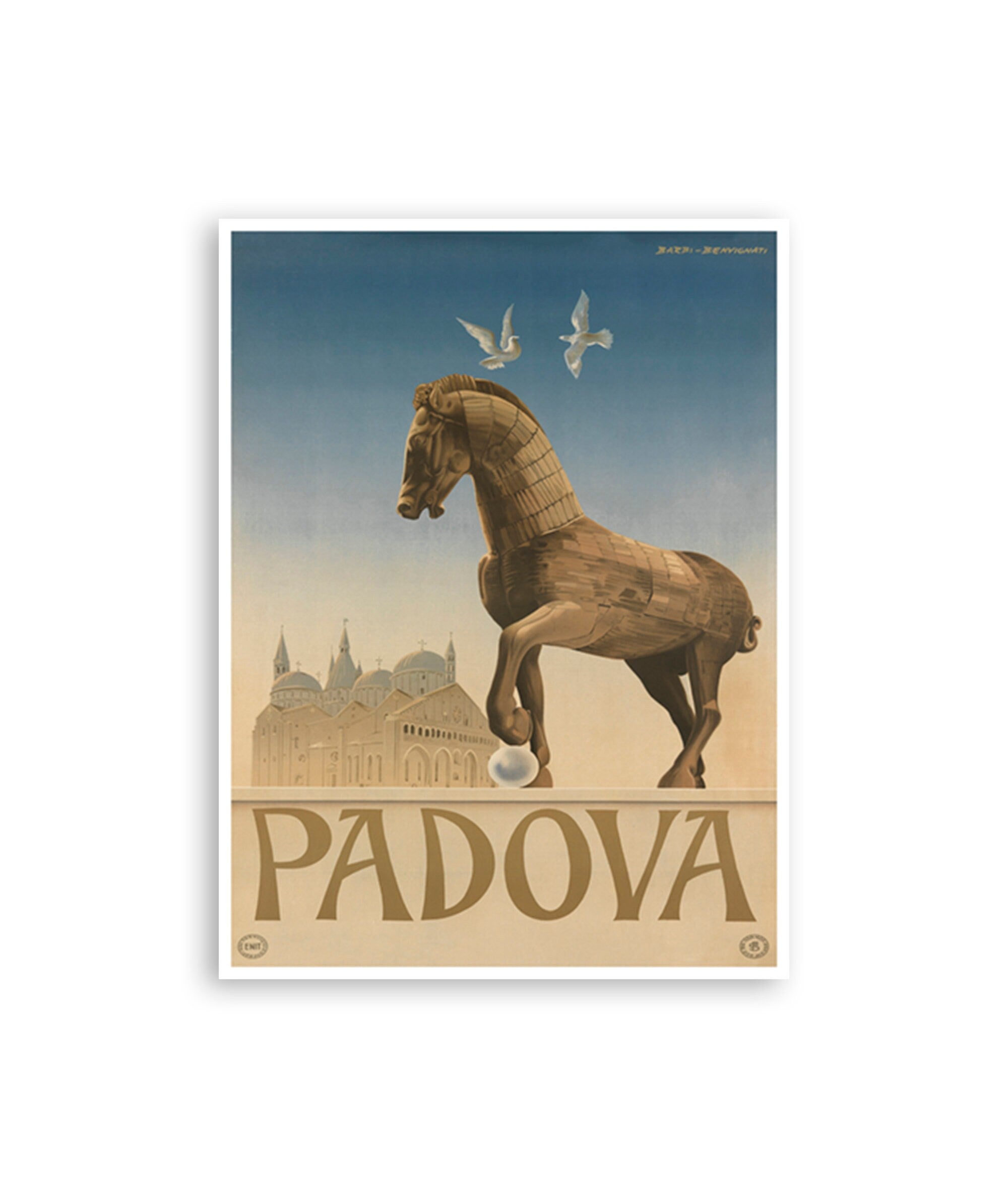Padova Art Italy Travel Poster Italian Vintage Print (XR2924)