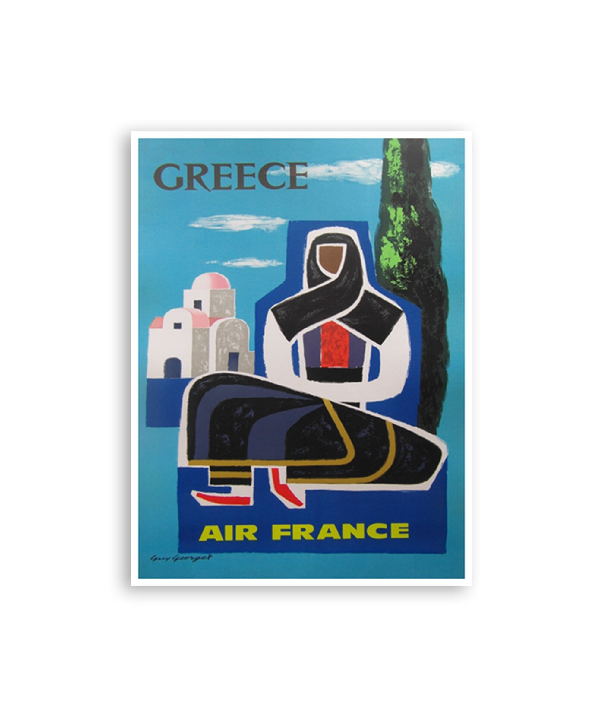 Greece Wall Art Travel Poster Print Home Wall Greek Decor (XR3102)