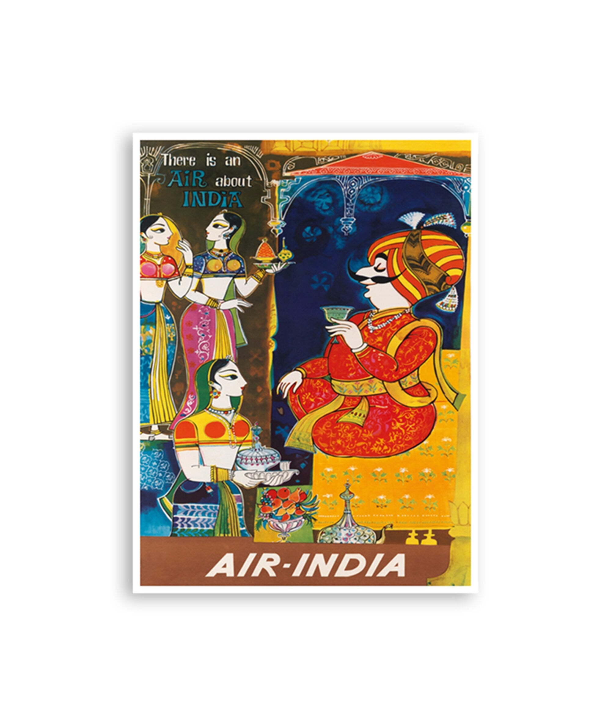 India Wall Art Travel Poster Home Decor Retro Print (XR3005)