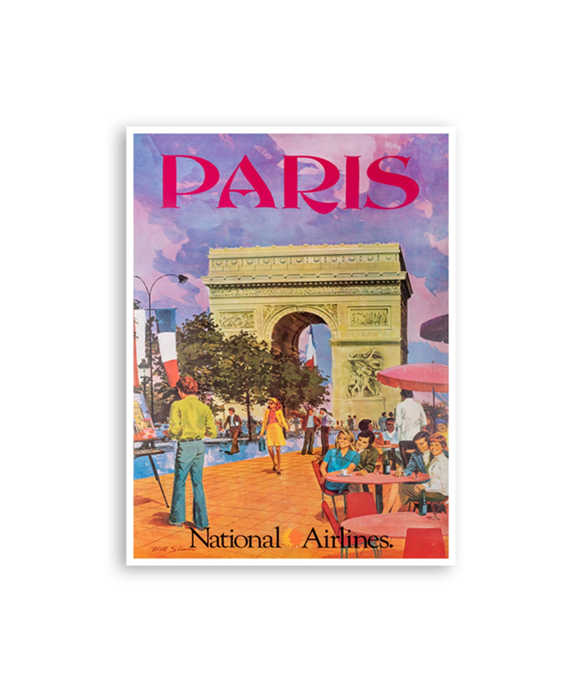 Paris Wall Art Print French Home Decor Travel Poster (XR3096)