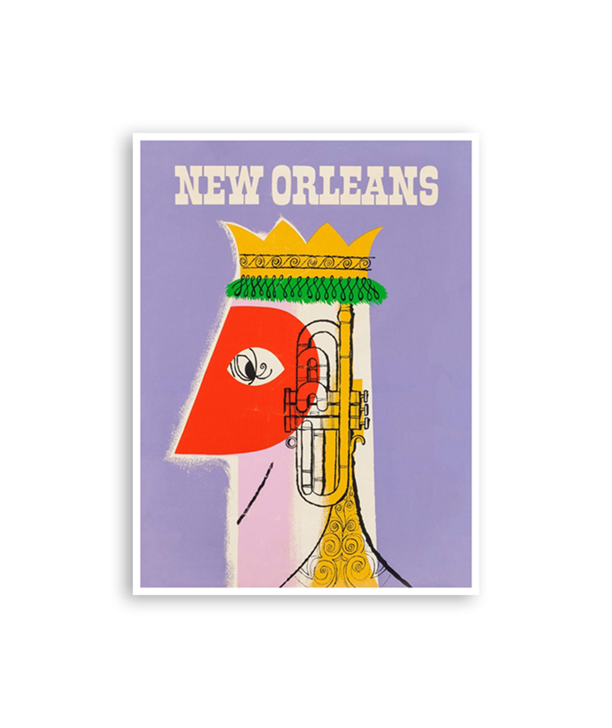 New Orleans Art Vintage Mardi Gras Travel Poster Wall Print Home Decor (XR3173)