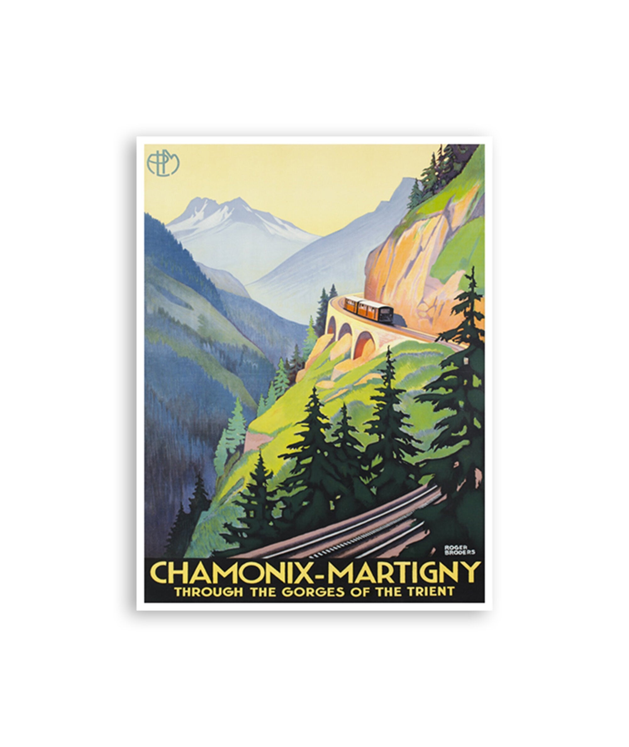 Chamonix Travel Art France Poster Sports Retro Decor Vintage Print (H890)