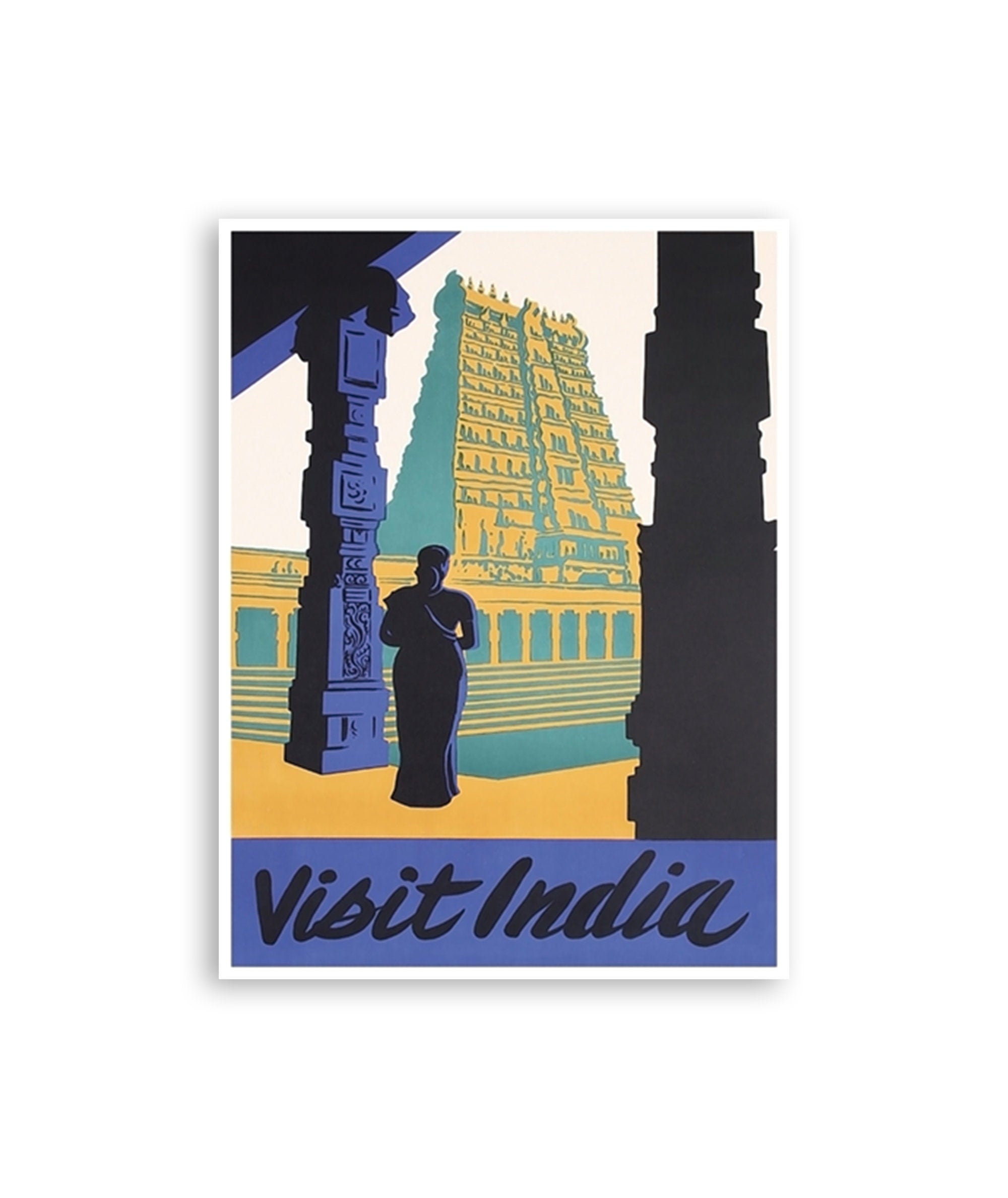India Wall Art Travel Poster Home Decor Retro Print (XR1221)
