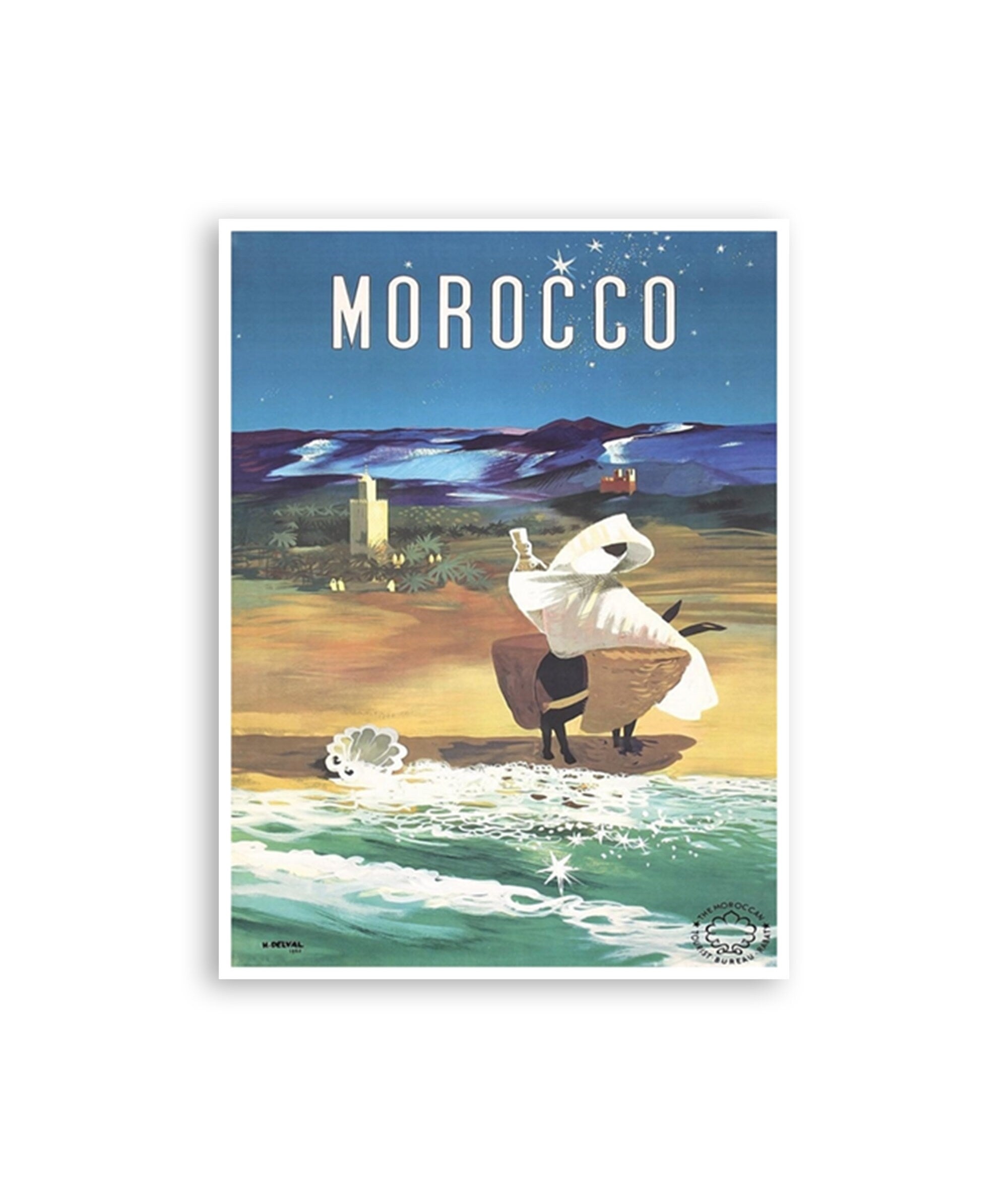 Morocco Art Travel Poster Print Wall Decor (XR126)