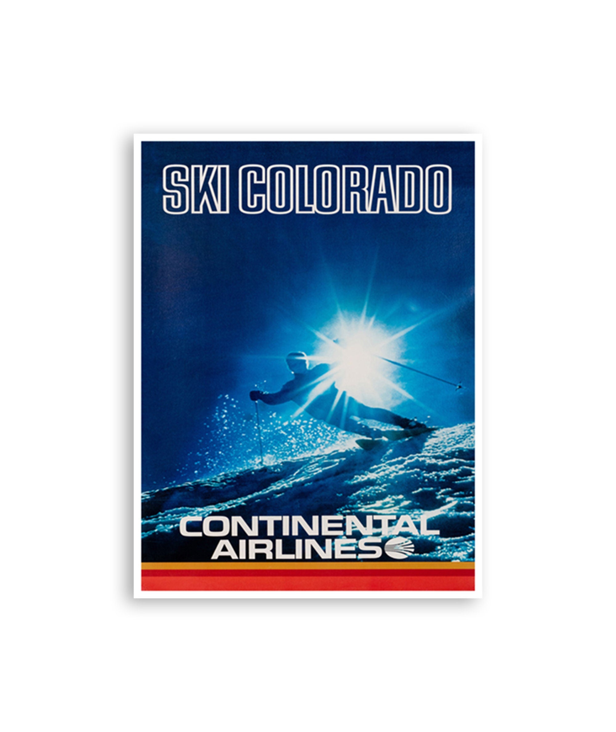 Colorado Ski Art Decor Travel Skiing Poster Sports Retro Vintage Print (H962)