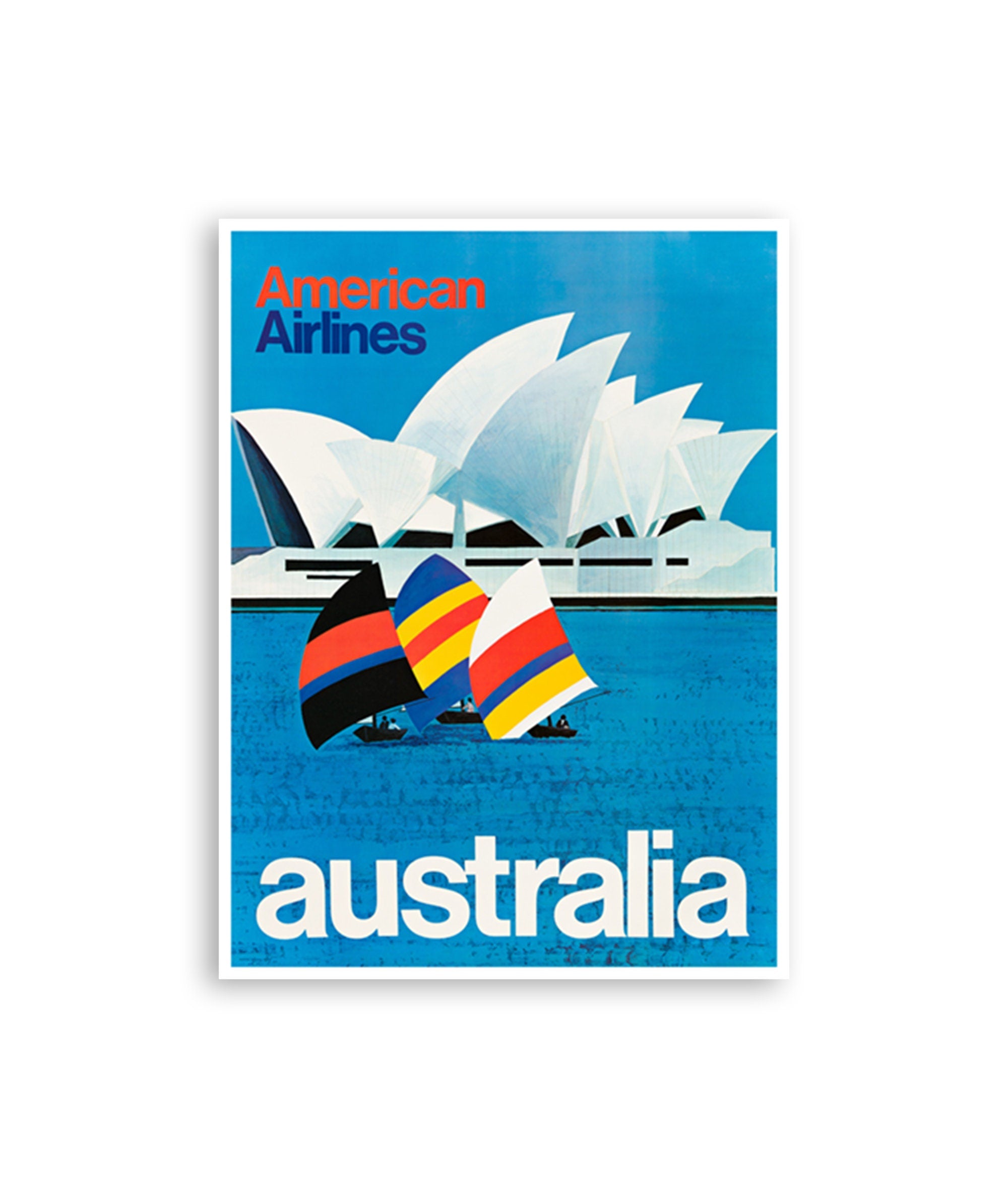 Australia Print Travel Poster Art Vintage Sign (XR3452)