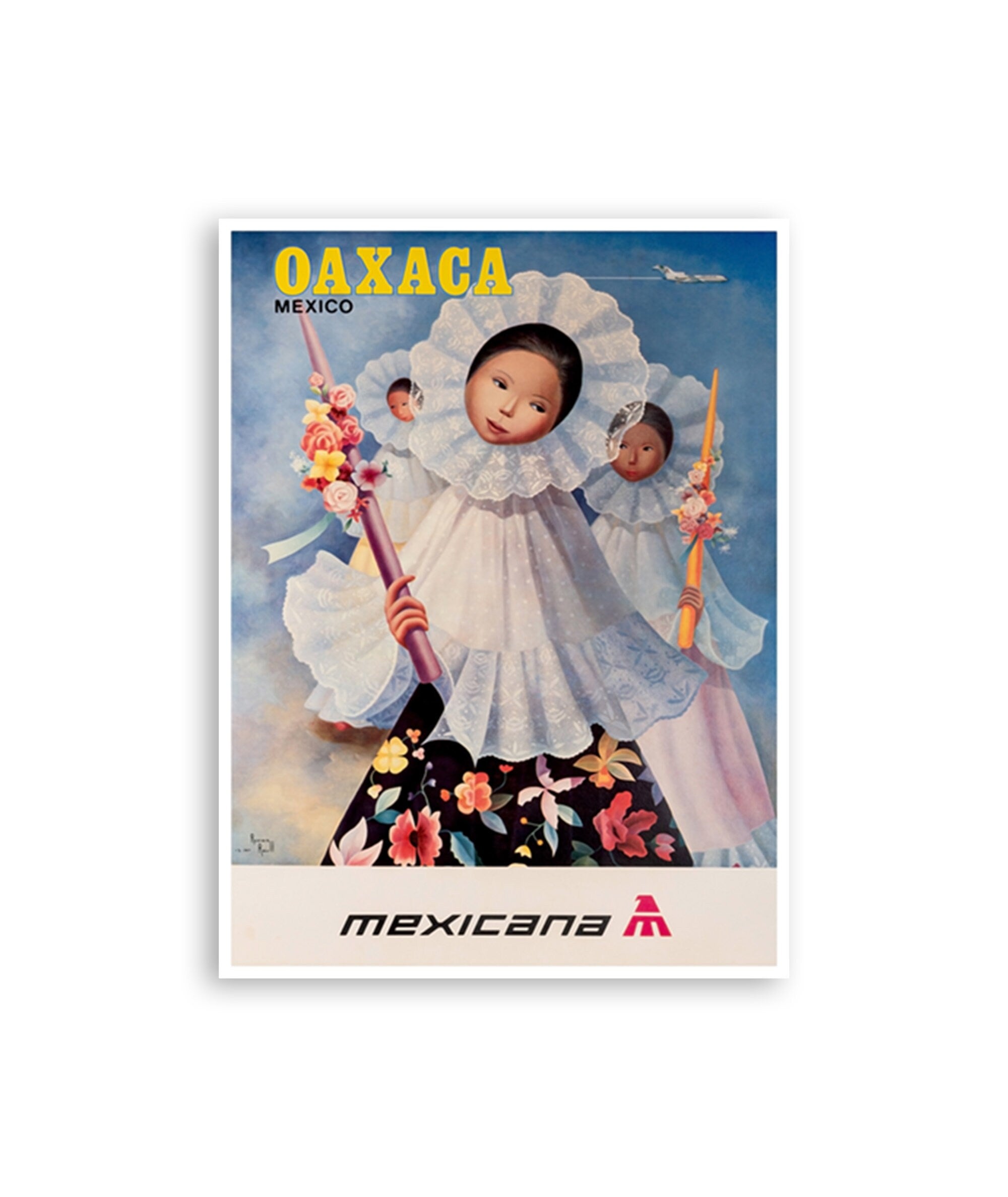 Oaxaca Wall Art Travel Poster Mexico (XR1952)