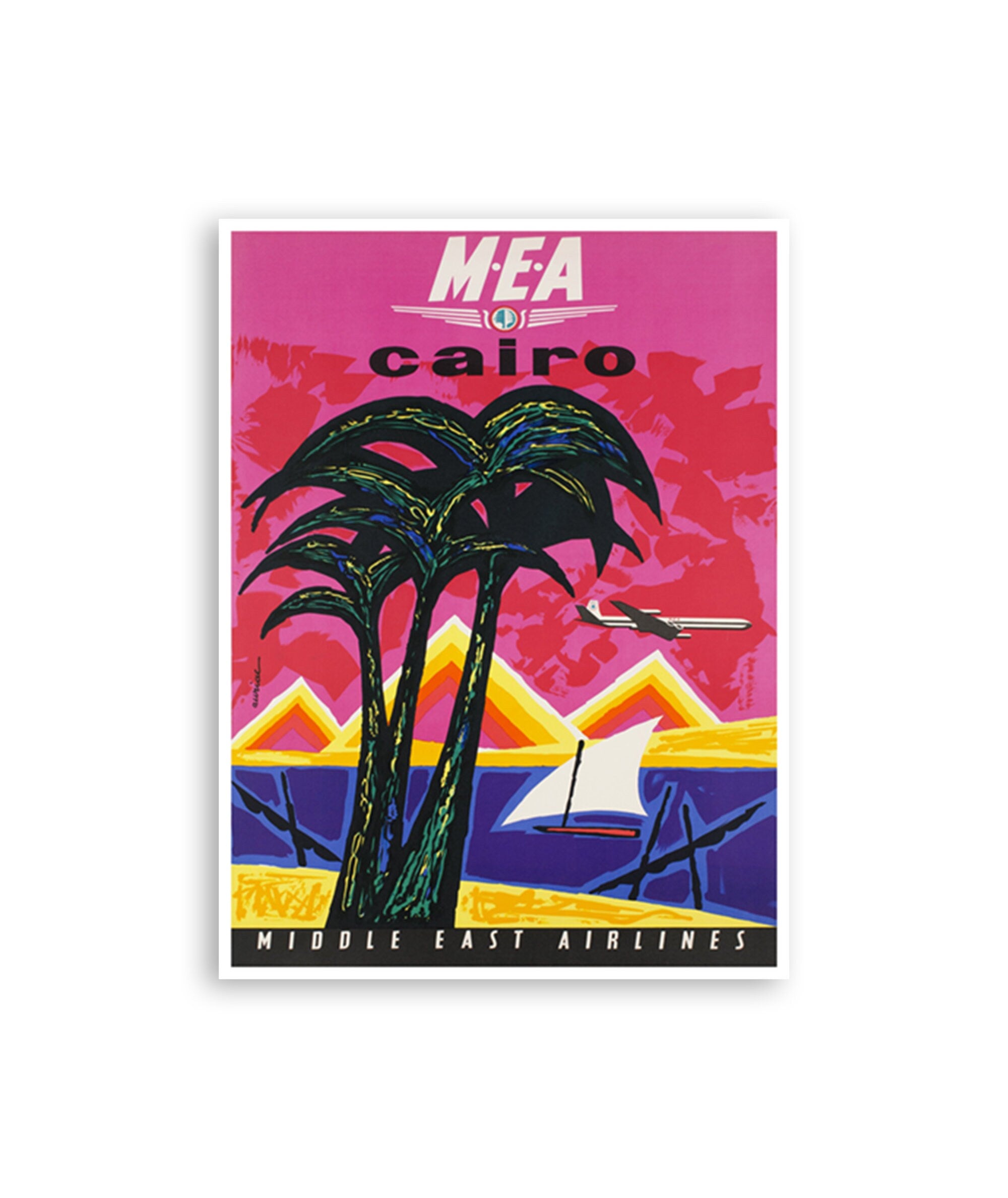 Cairo Wall Art Egypt Travel Poster Print (XR3311)