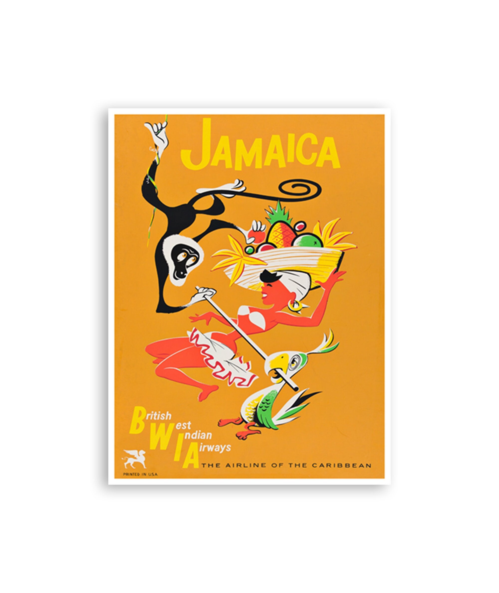 Jamaica Travel Art Print Poster Jamaican Vintage Home Decor (XR3279)