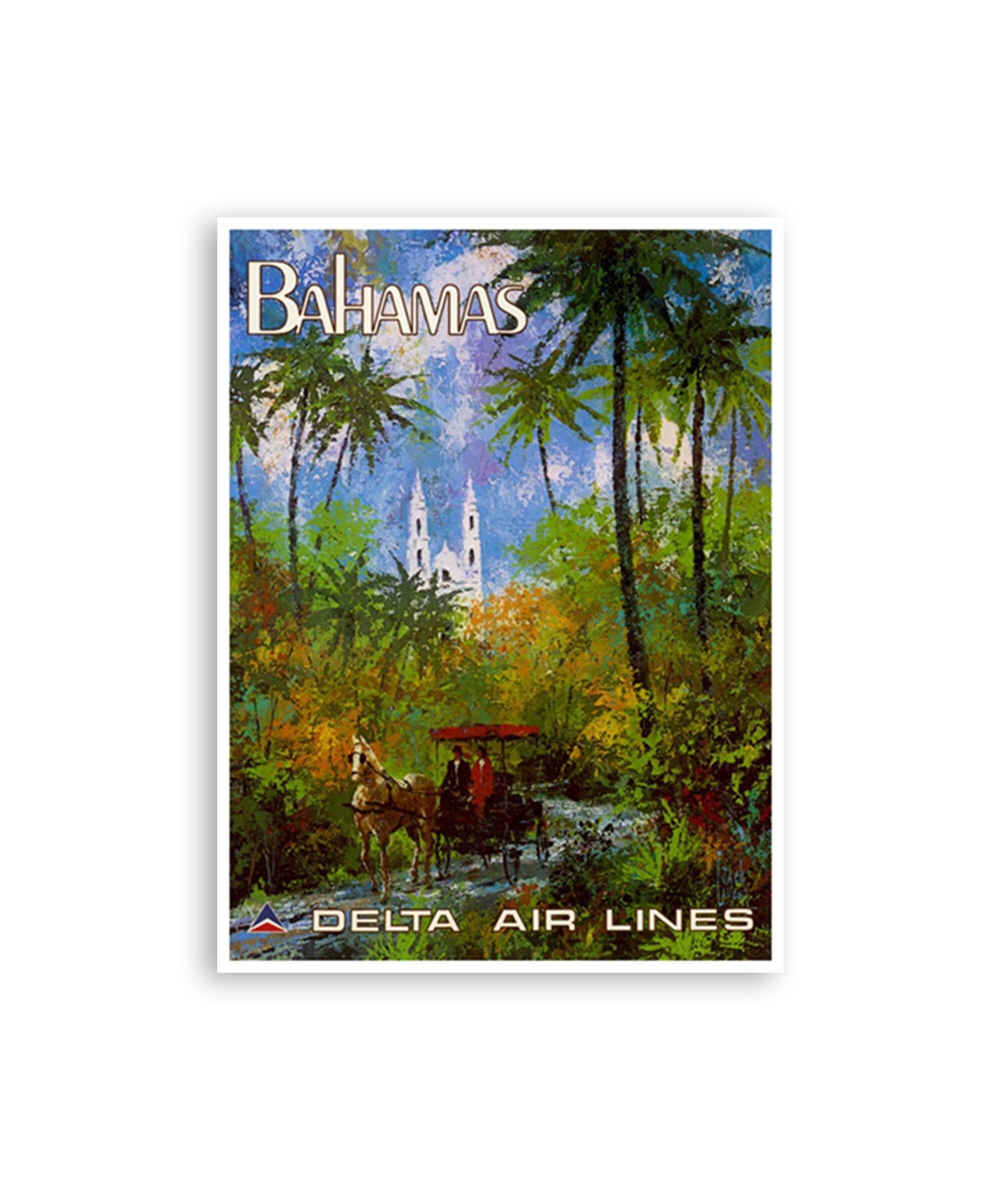 Bahamas Travel Art Print Poster Home Decor (XR3390)