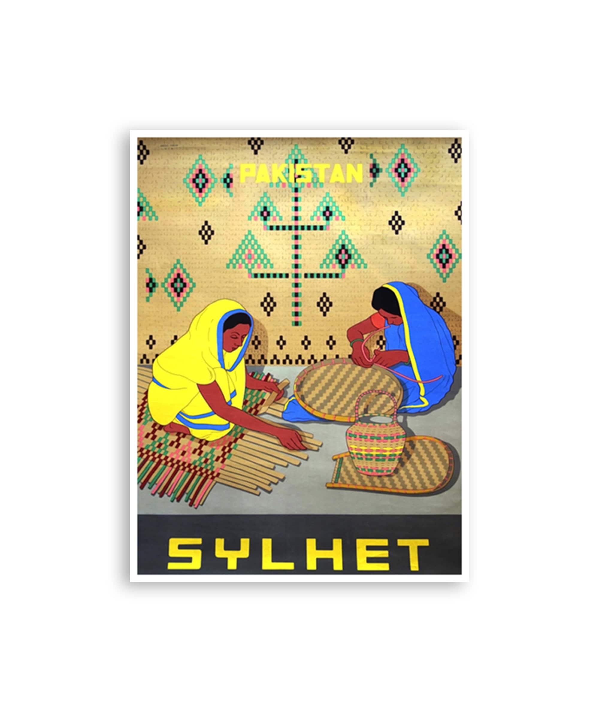 Pakistan Wall Art Sylhet Travel Poster Print (XR1776)