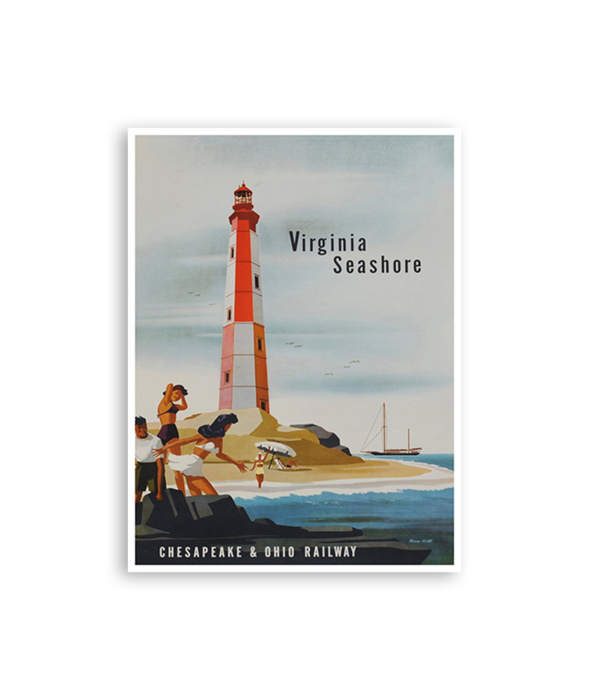 Virginia Wall Art Travel Poster Home Decor Print (XR3795)