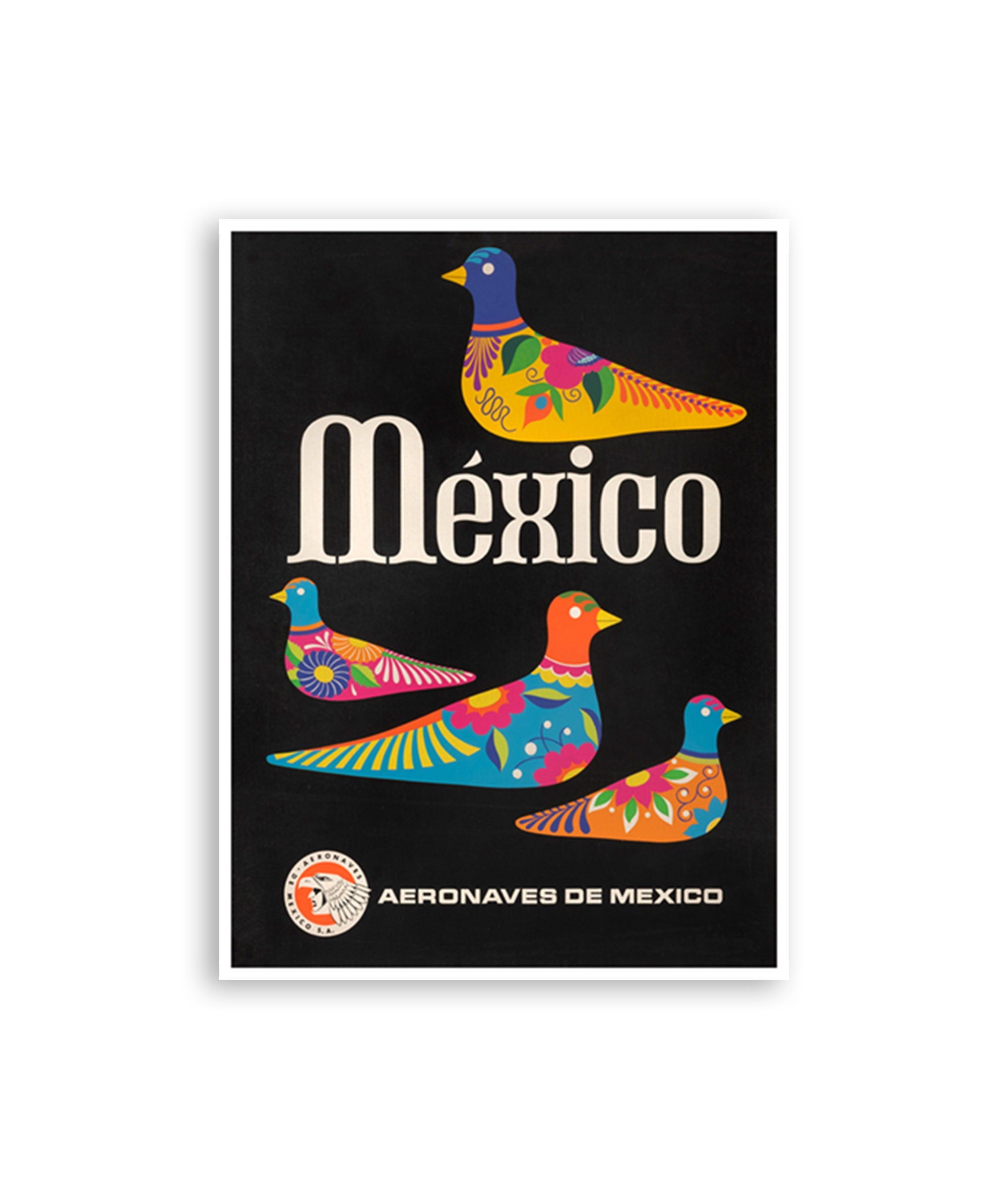 Poster Mexico Art Print Vintage Travel Home Decor (XR3963)