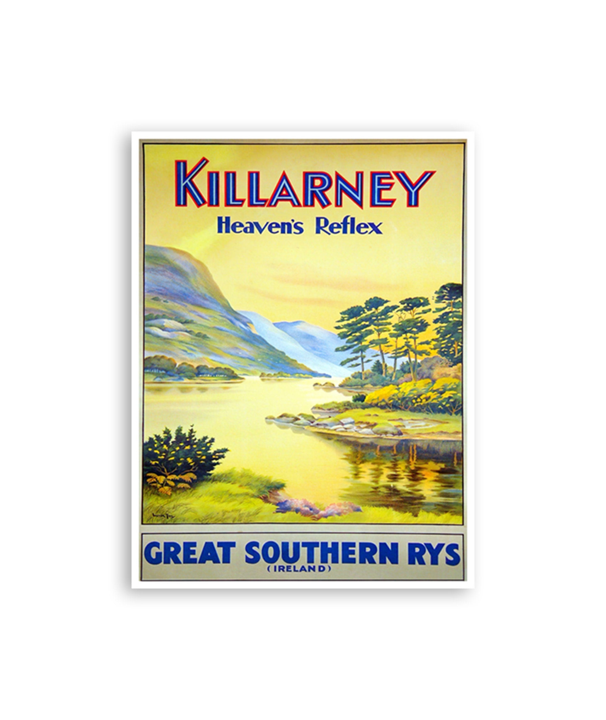 Irish Wall Art Ireland Print Travel Poster Home Decor (ZT661)
