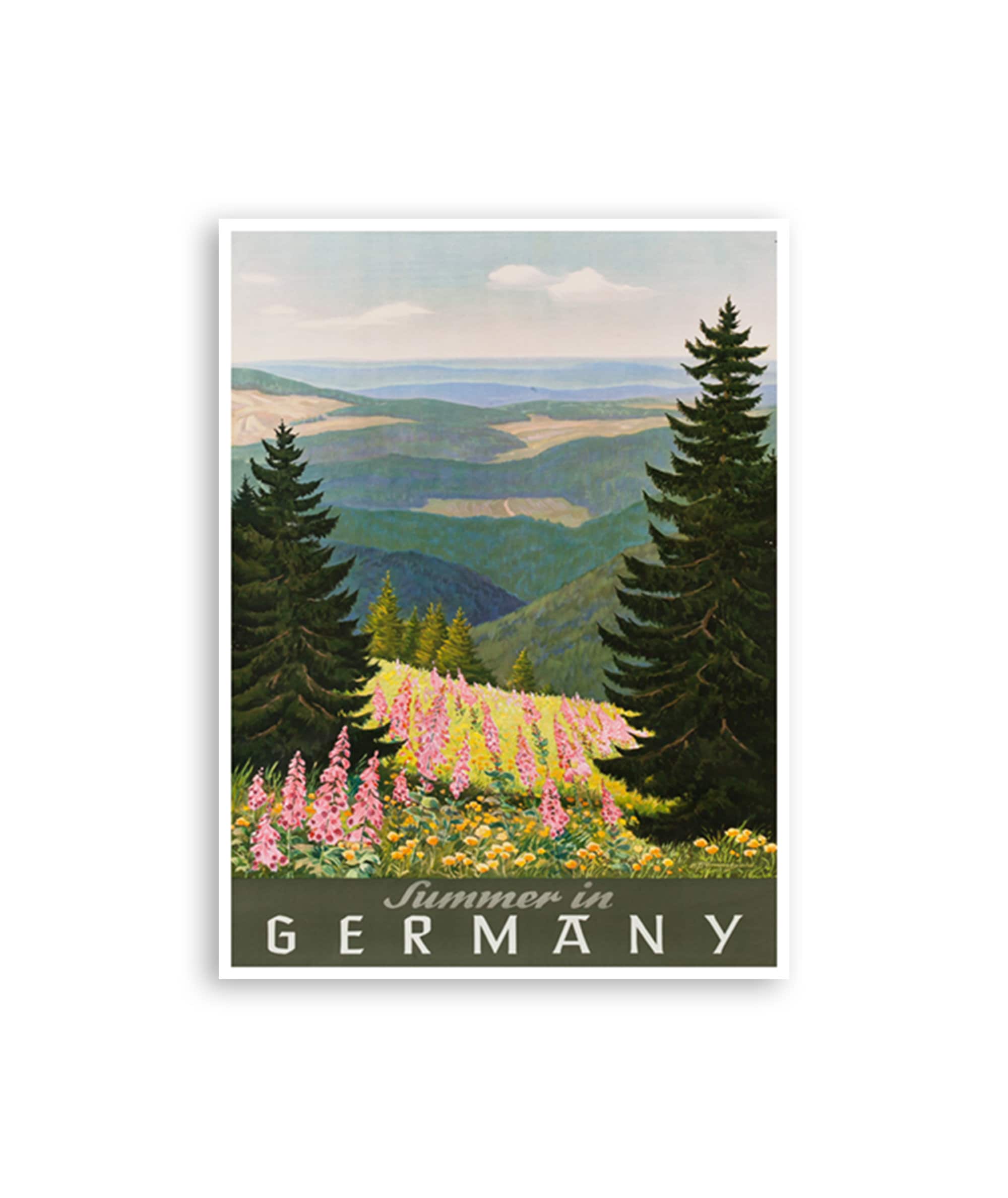 Germany Travel Art Sign Wall Decor German Poster Print (XR310)