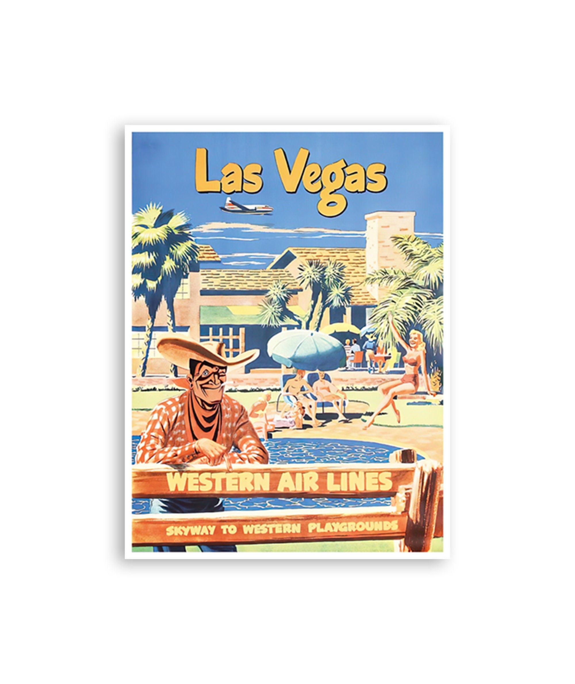 Las Vegas Art Print Travel Poster Vintage Home Decor (XR877)