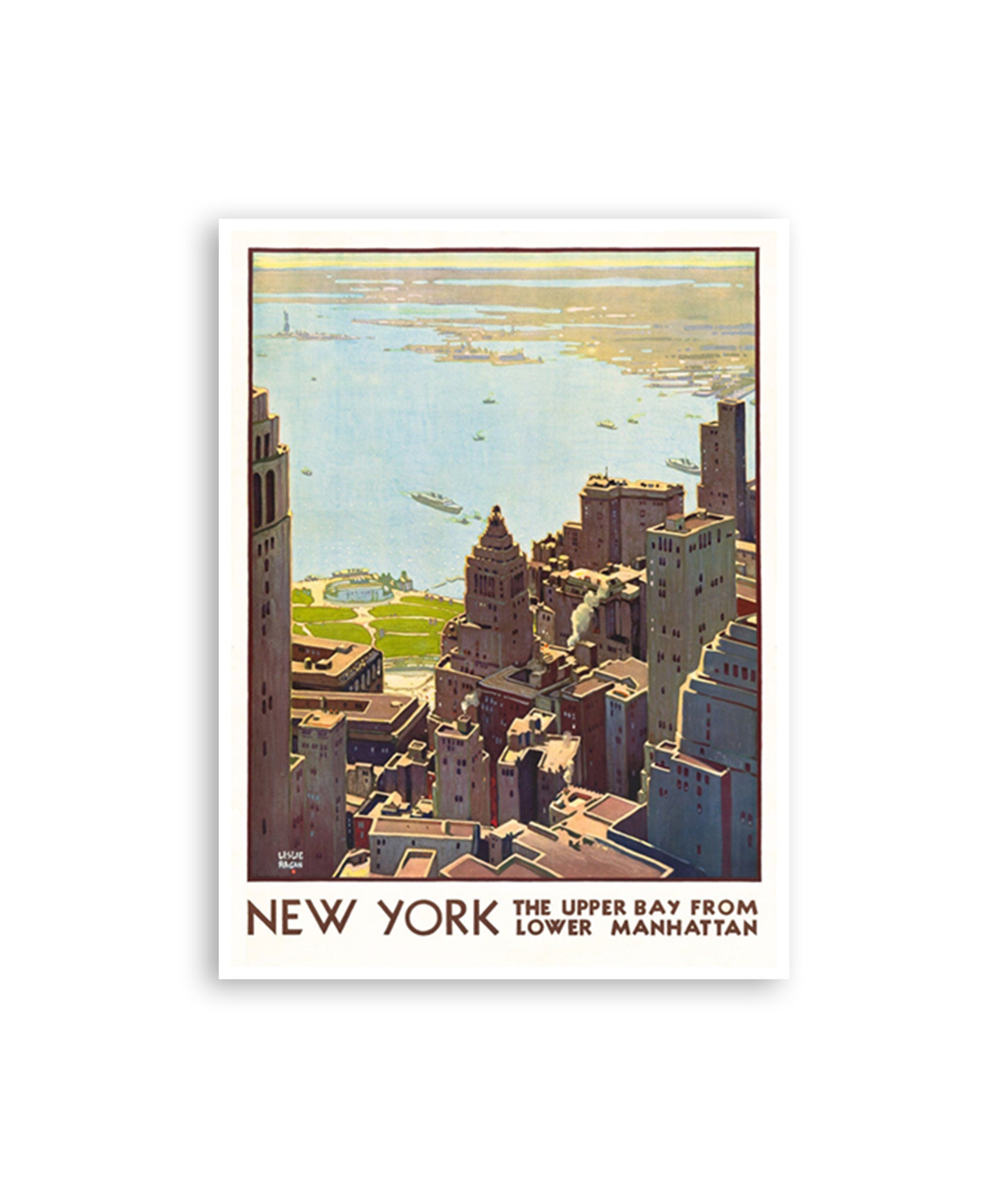 New York Travel Art Print Vintage Home Decor Poster (ZT137)