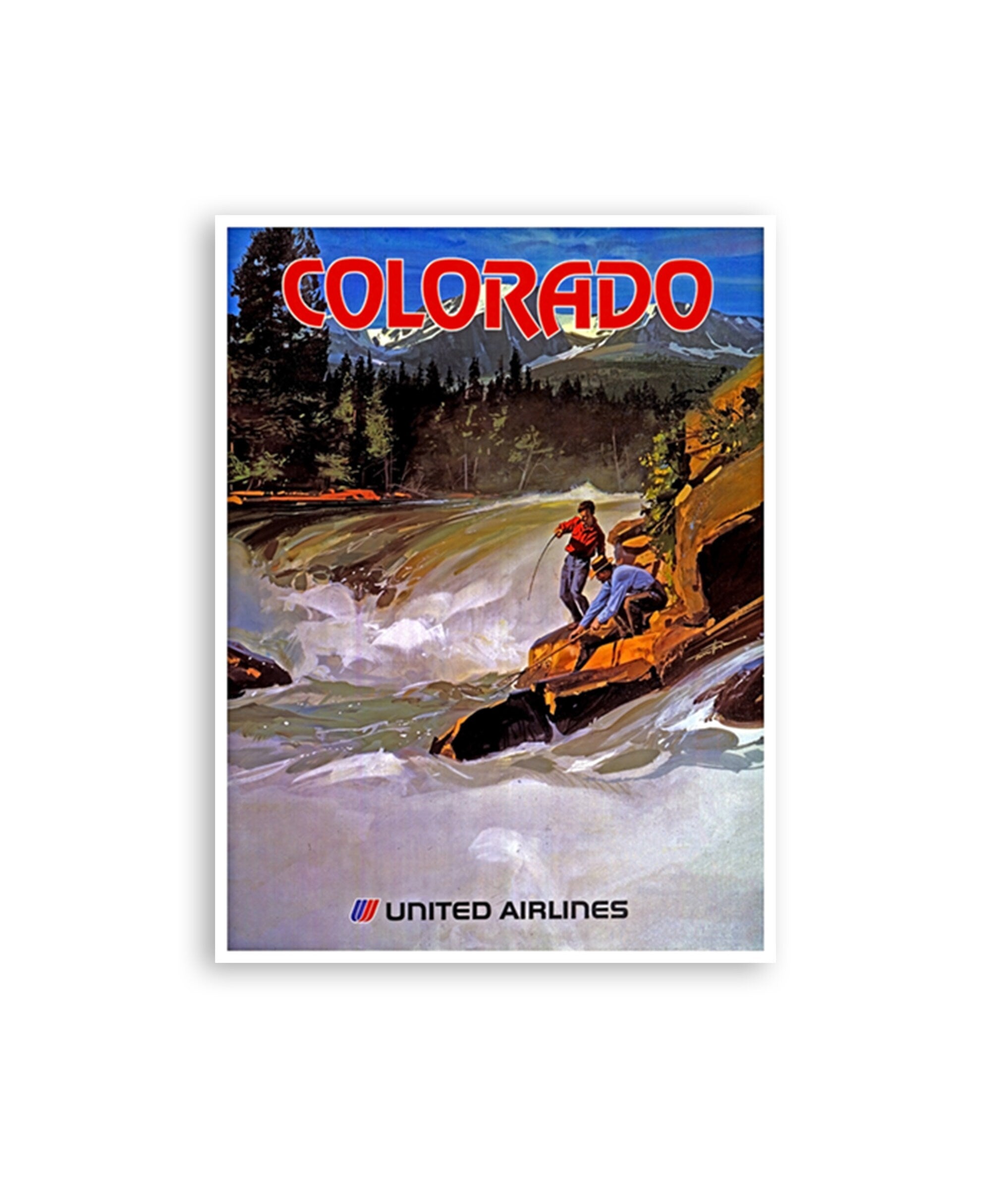 Colorado Travel Poster Airline Tourism Print (TR27)